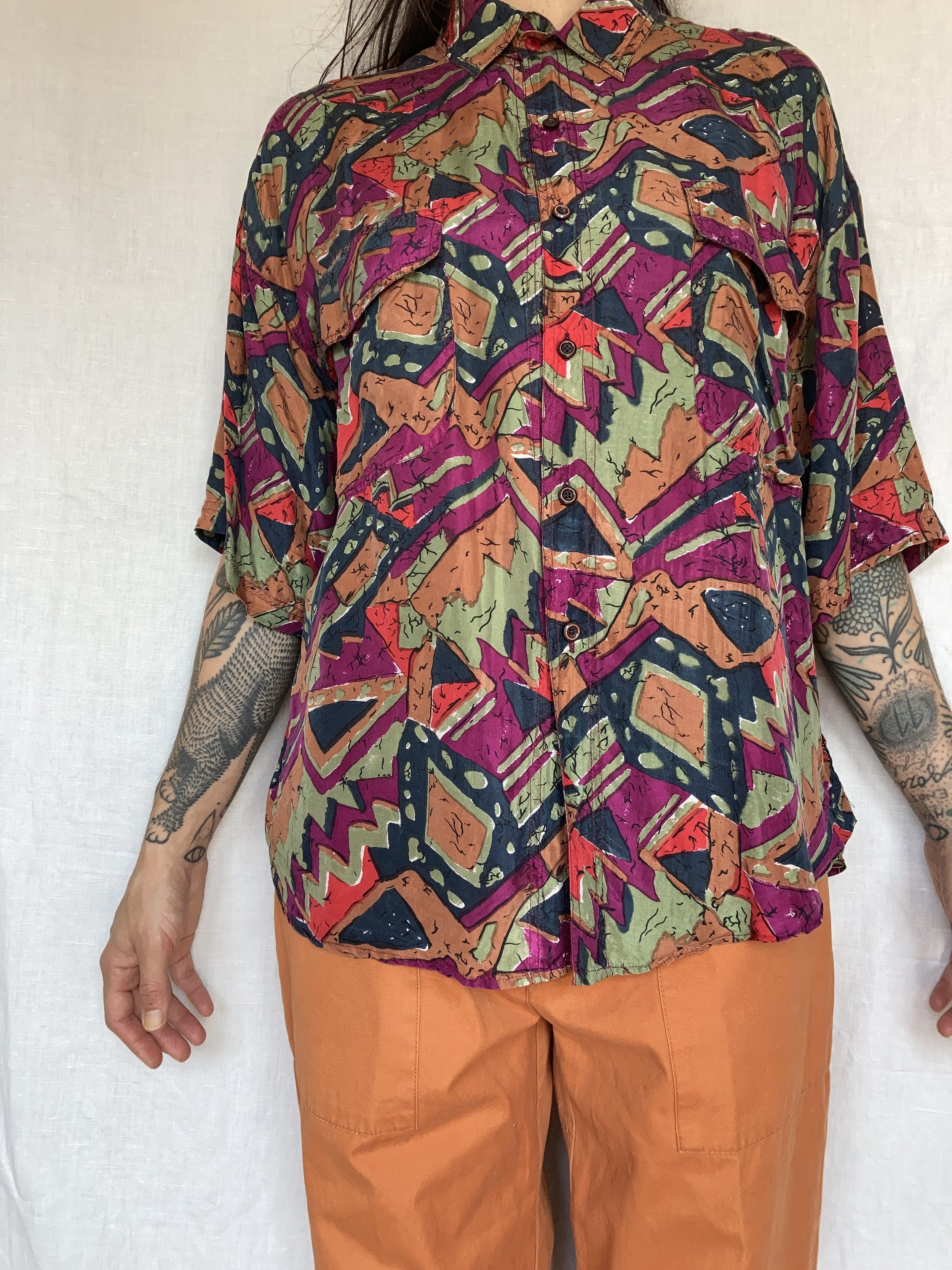 Funky Silk Summer Shirt