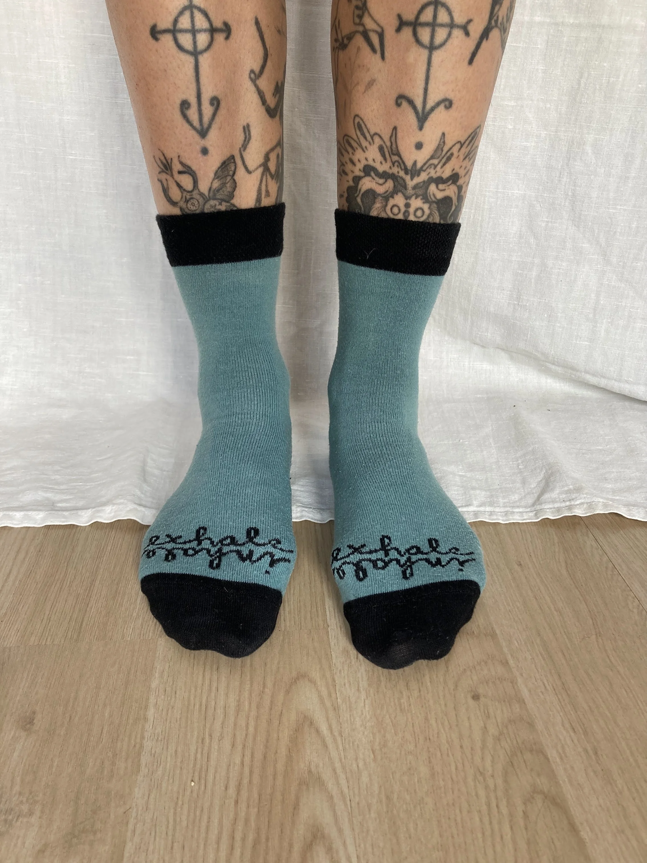 Inhale Exhale Socks