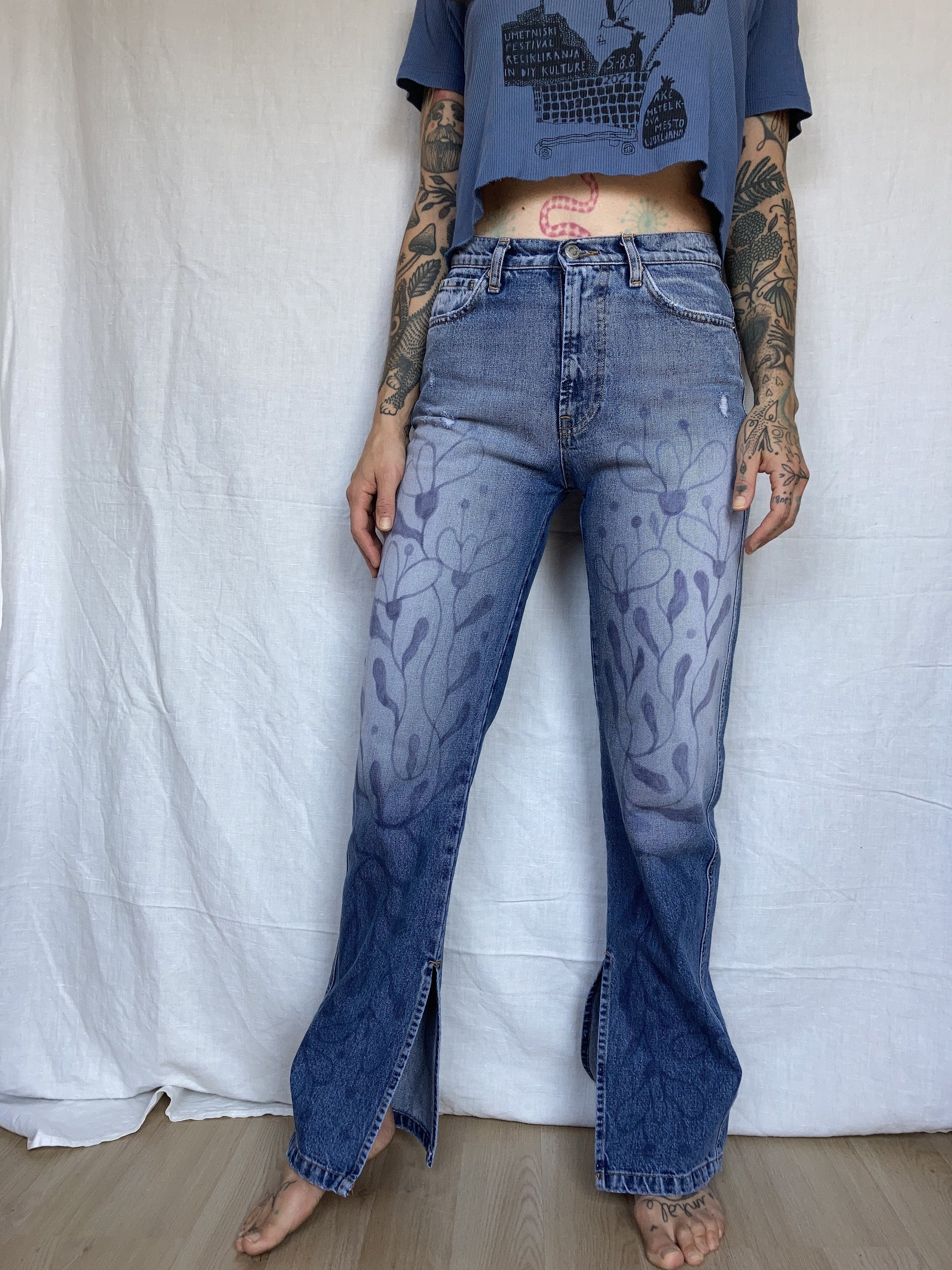 Painted Jeans Pants II