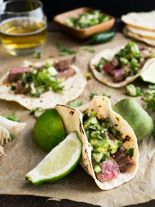 Mexicaans gerecht uit de menurotatie