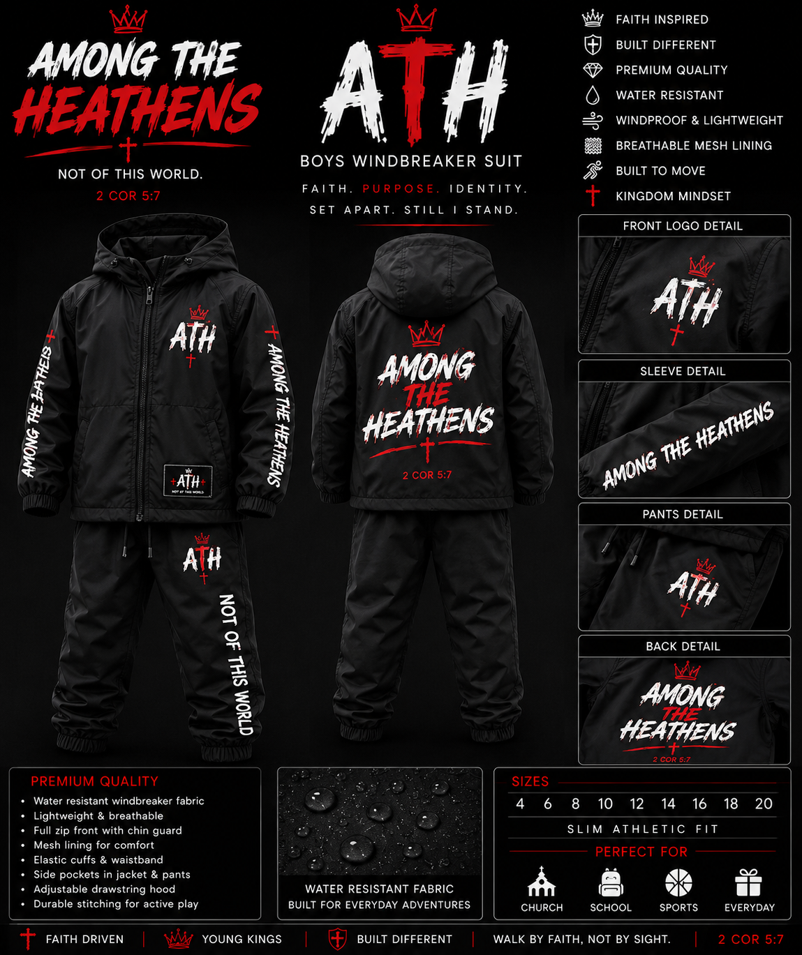 ATH Boys Windbreaker