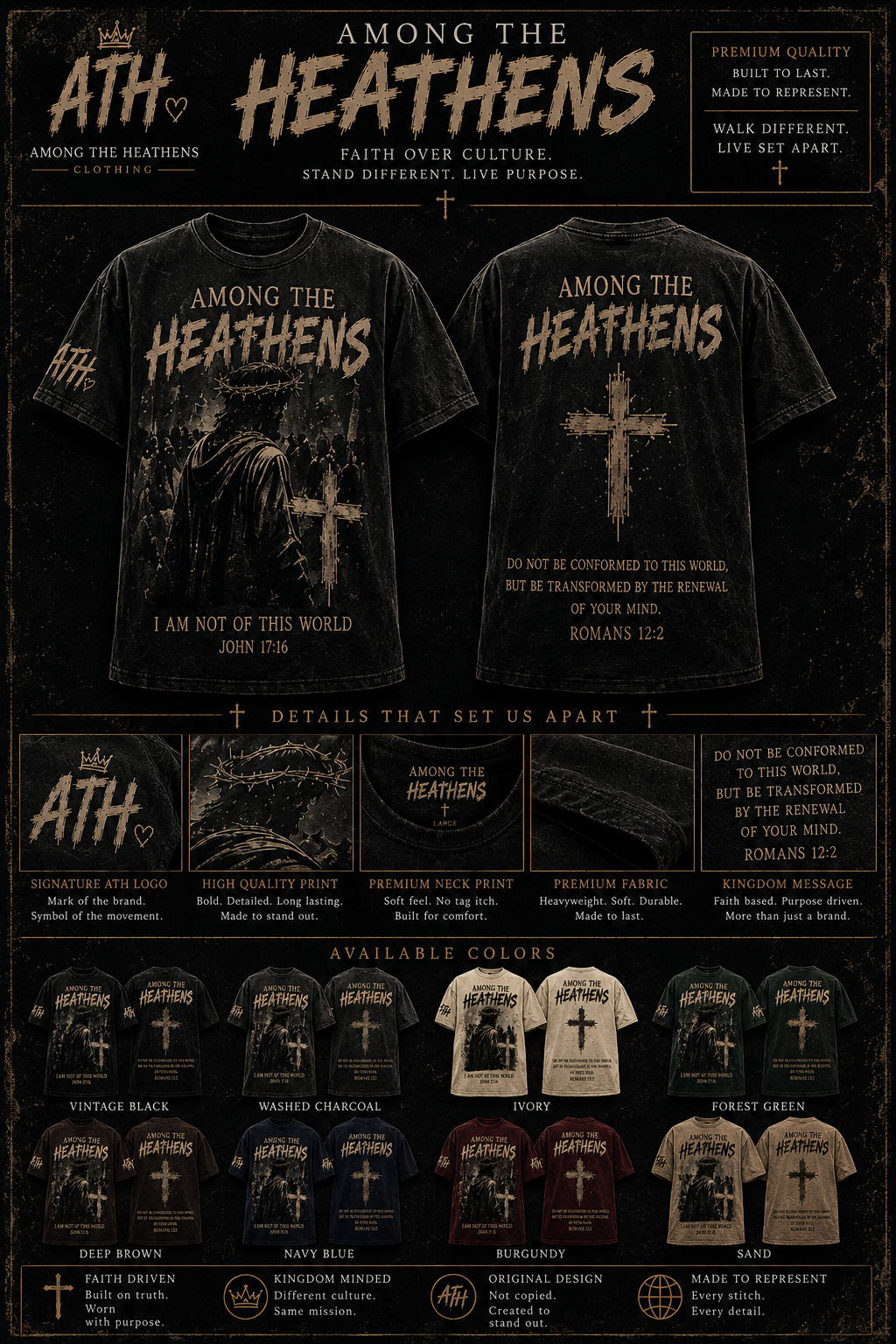 ATH Not of This World Vintage Tee's