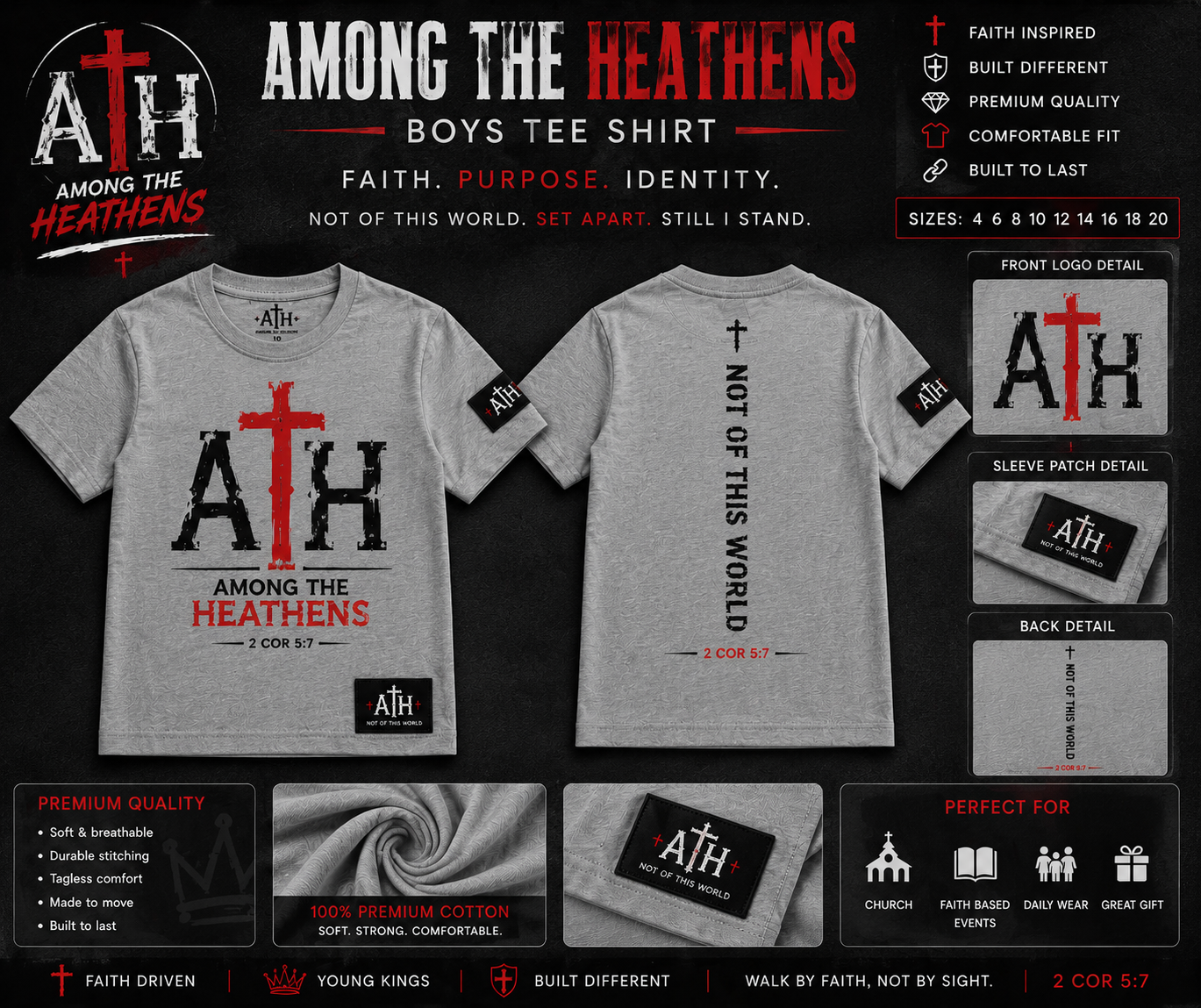 ATH BoyGrey red Black tee.png