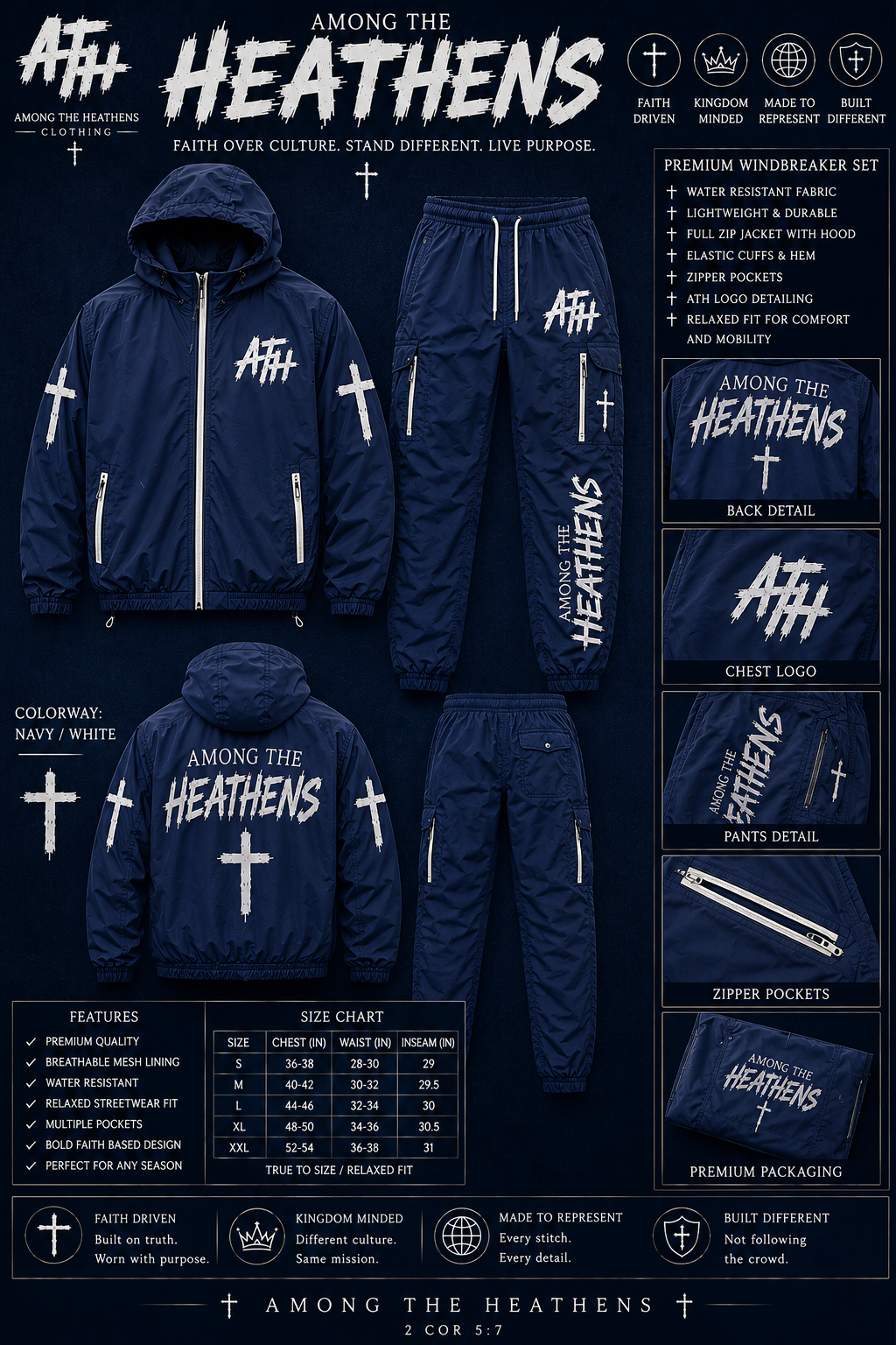ATH Navy Blue Wind breaker.png