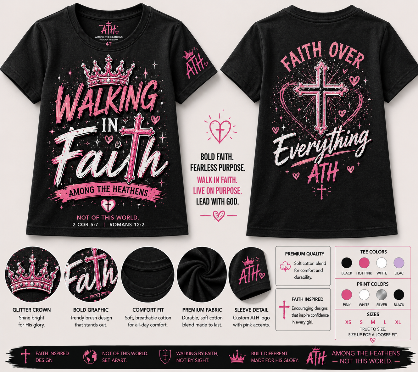 ATH Walking in Faith T-Shirt