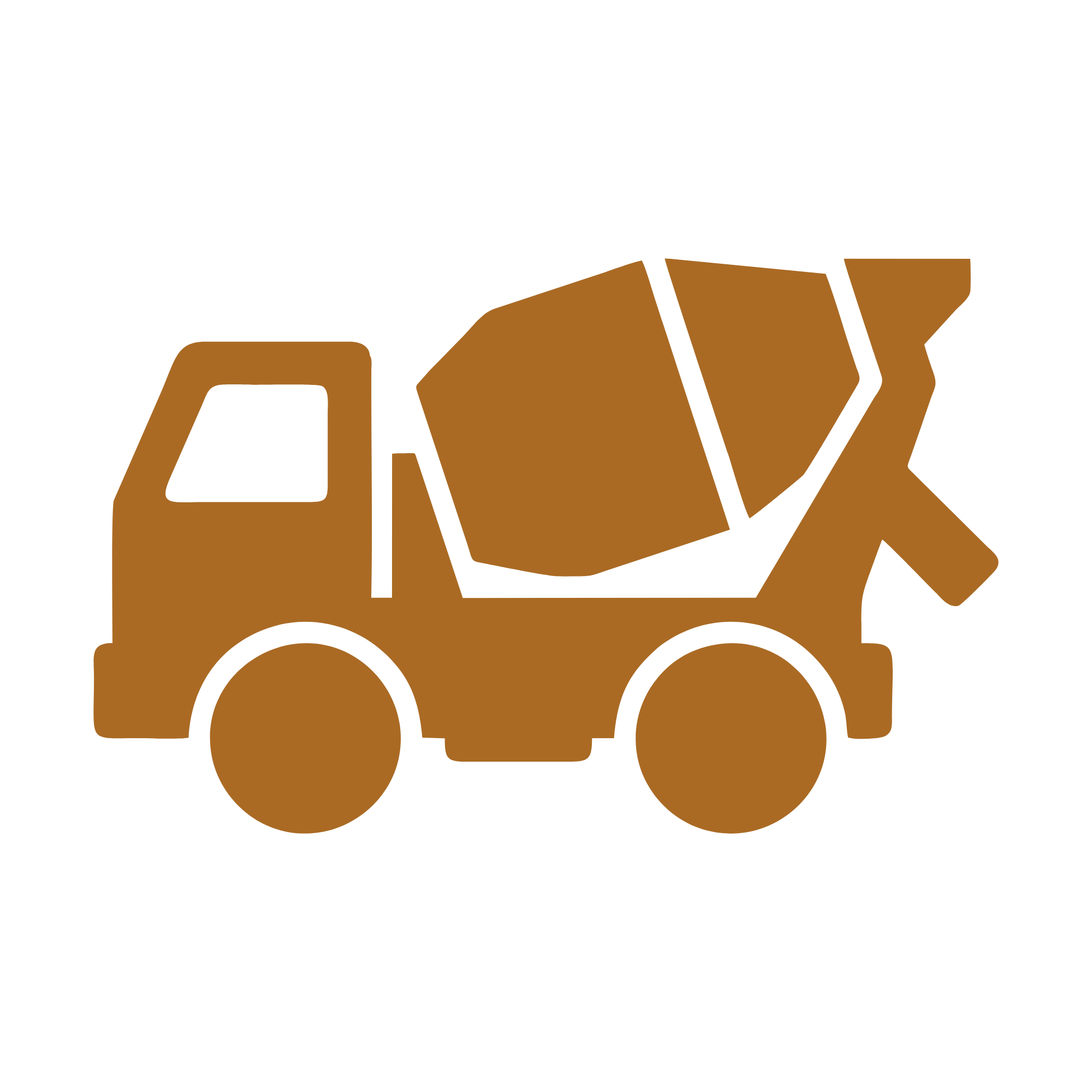 Illustration of a bulldozer pushing dirt with a pile of dirt in front of it.