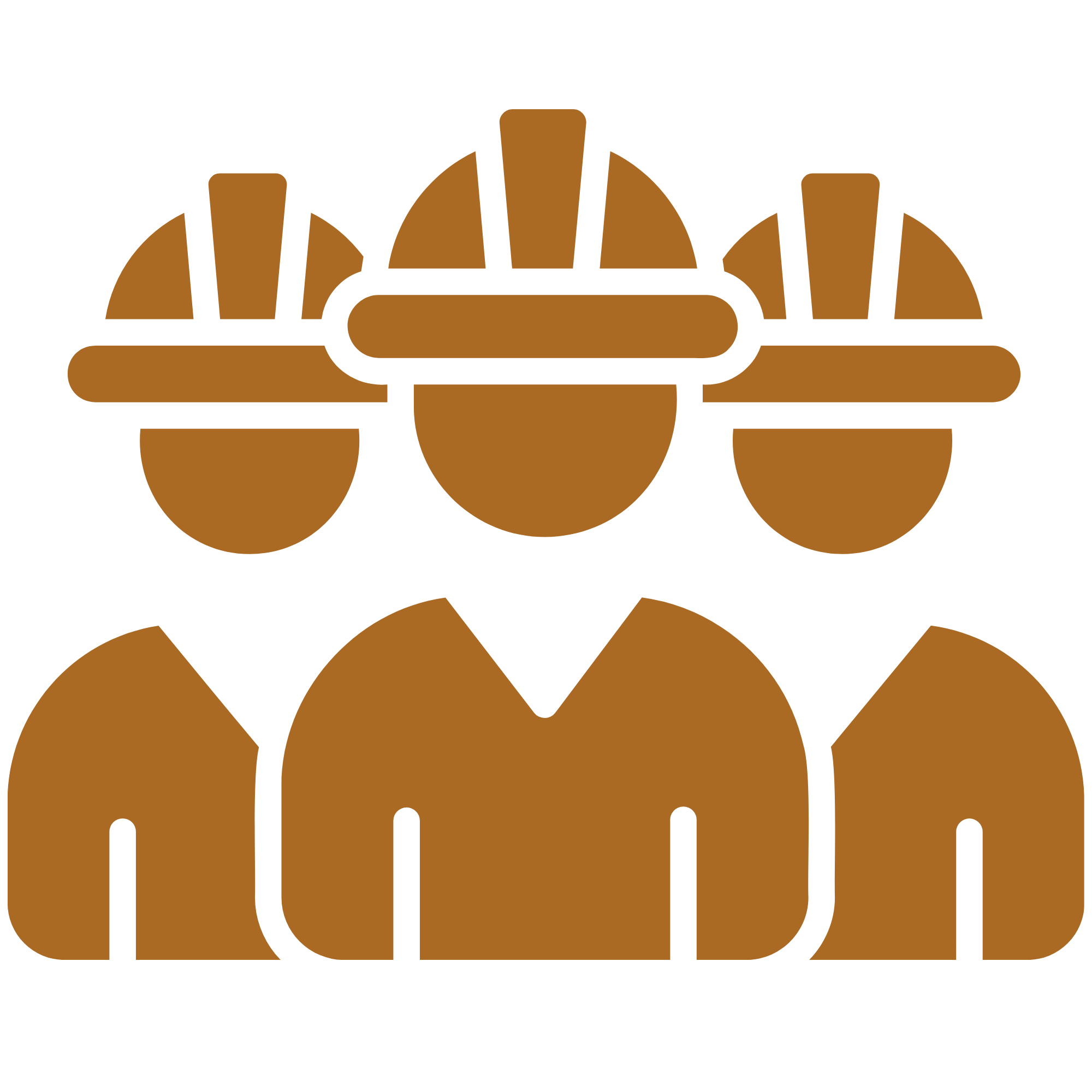 Stylized drawing of a pack of five brown baked goods with black outlines, placed on a dark background.