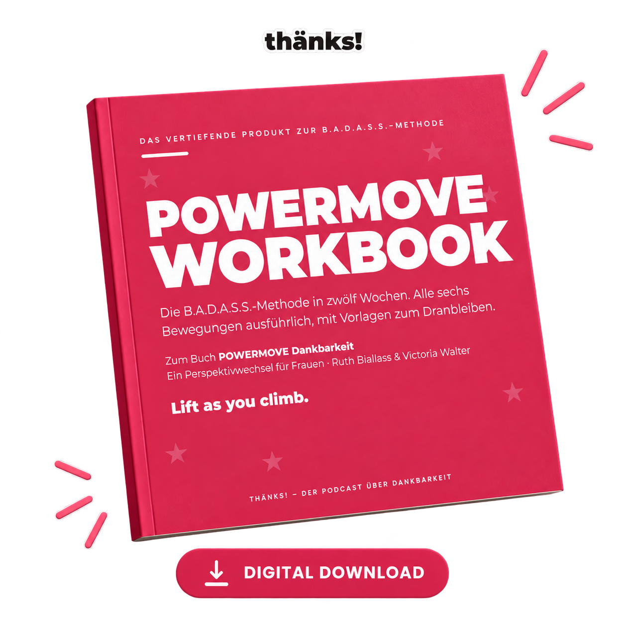 POWERMOVE Workbook – Die B.A.D.A.S.S.-Methode in 12 Wochen