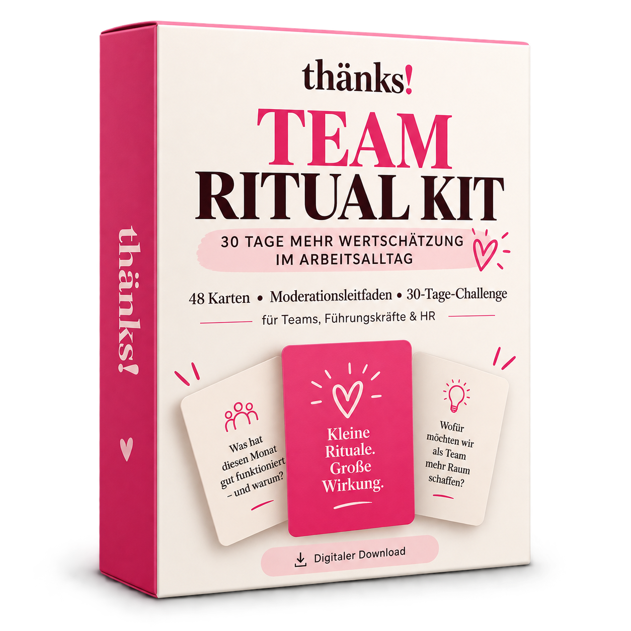 thänks! Team Ritual Kit – 30 Tage mehr Wertschätzung im Arbeitsalltag