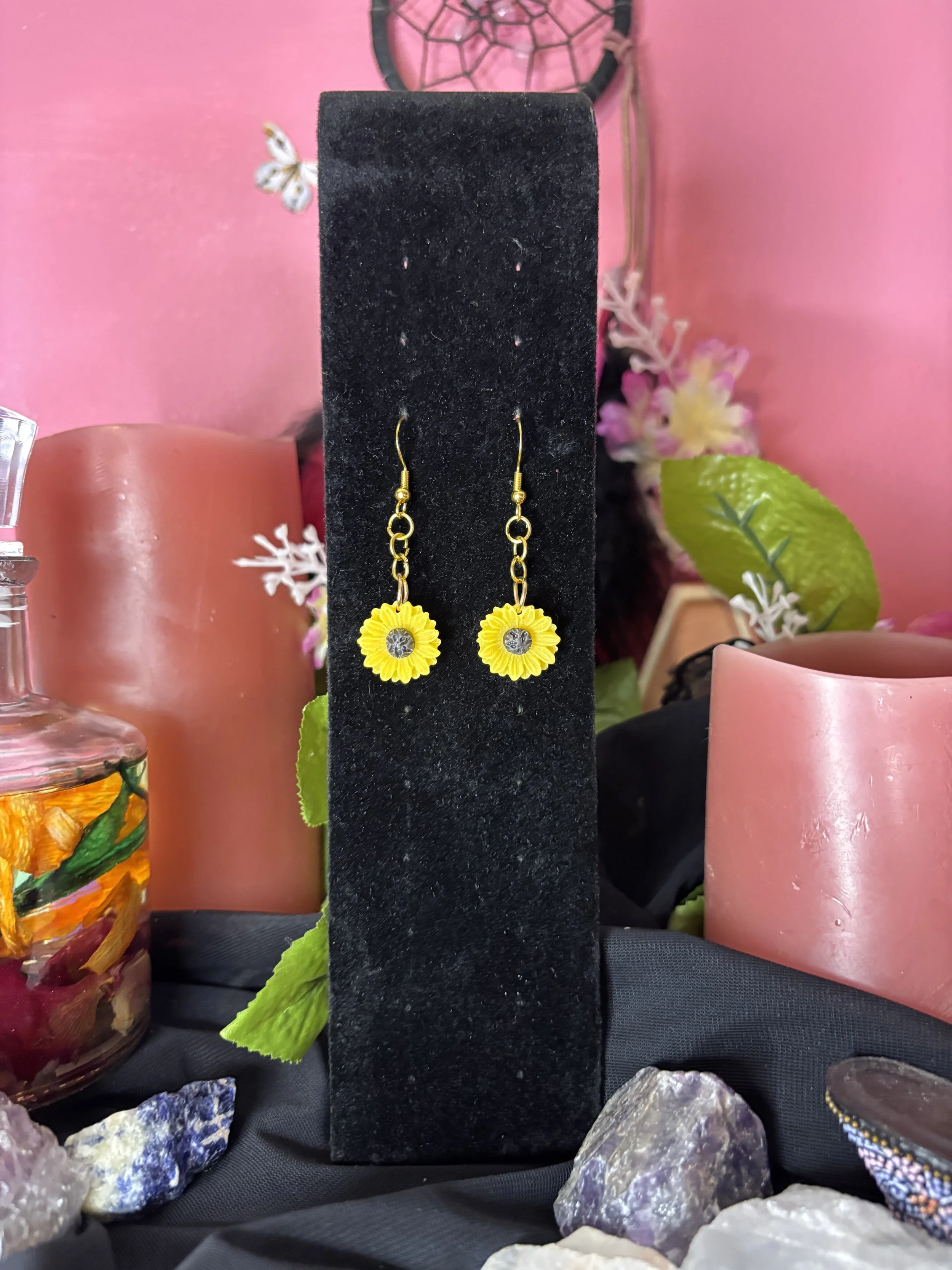 Bright Sunflower Earrings