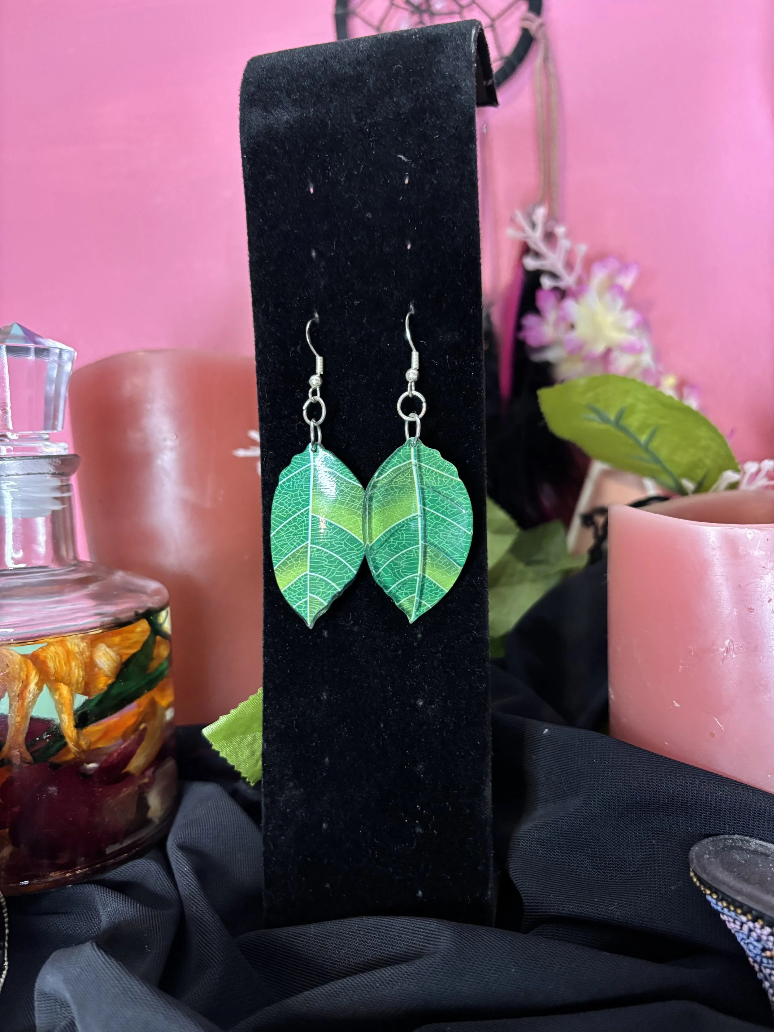 Botanical Leaf Earrings