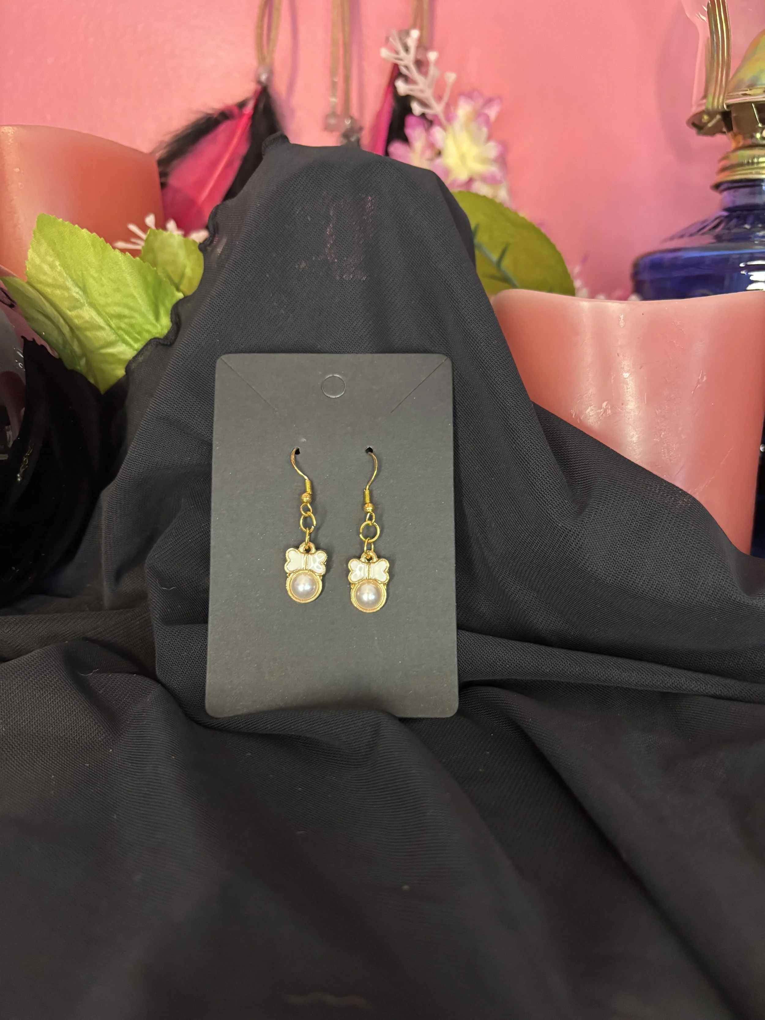 Butterfly Pearl Earrings
