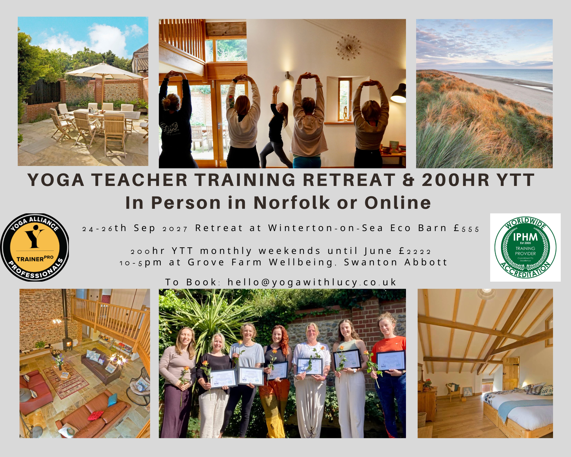 200hr YTT & Yoga Teacher Training Retreat