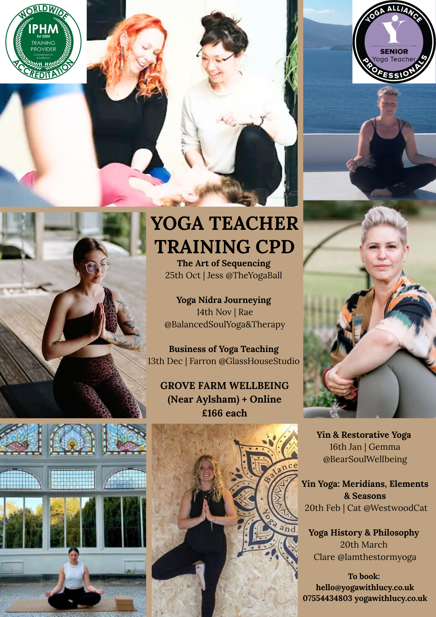 YOGA TEACHER TRAINING CPD