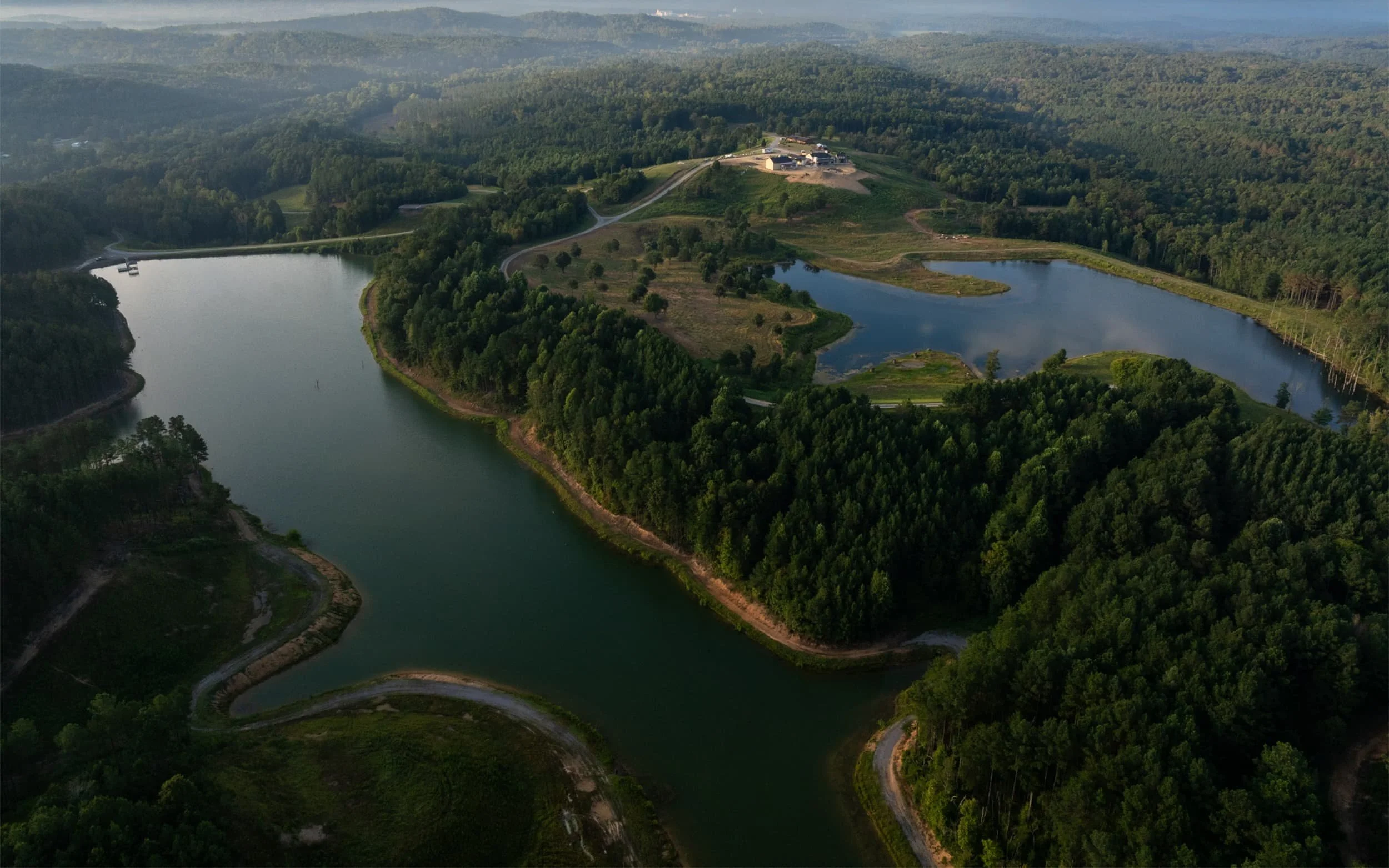 aerial view of stouts mountain