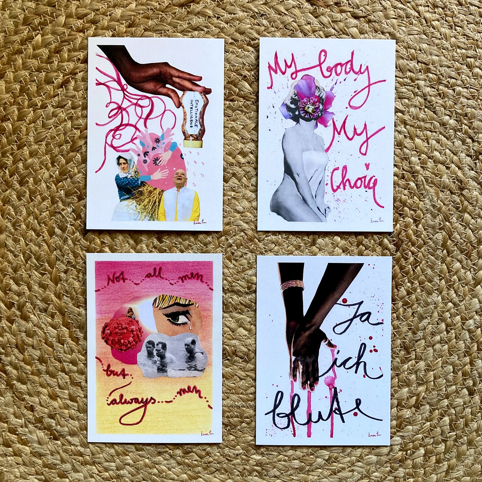 4er Postkarten-Set