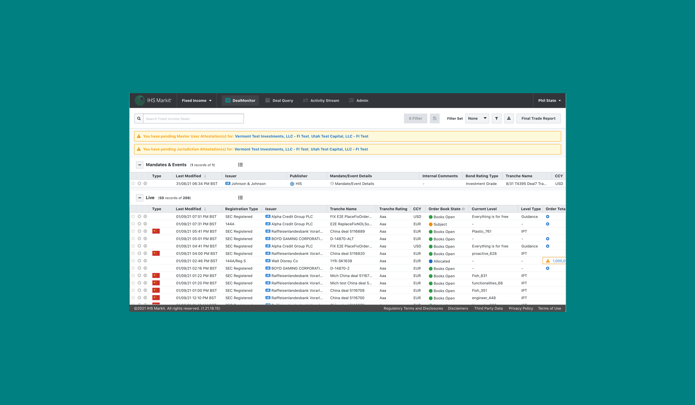 Buyside Portal