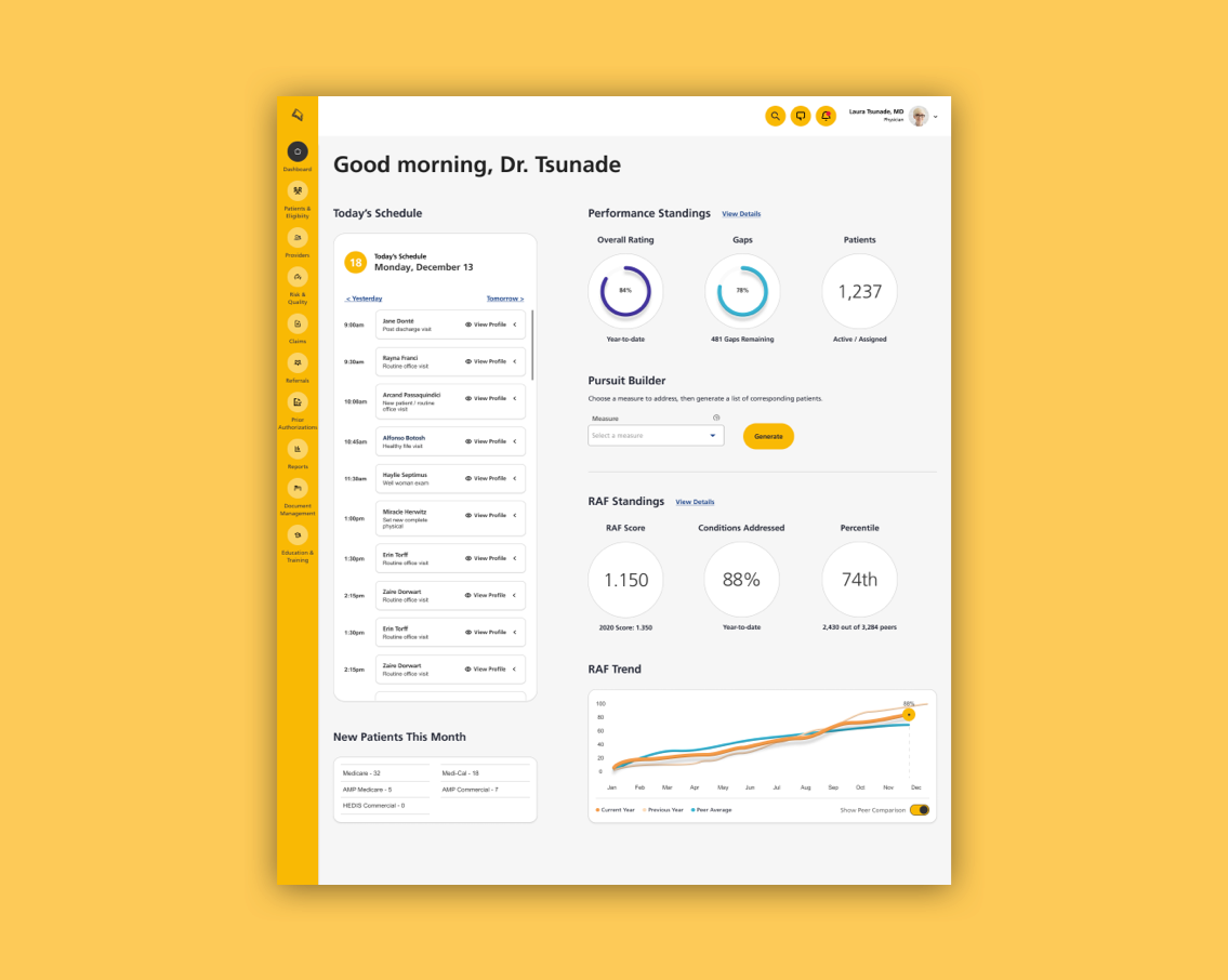 Heath Care Provider Portal
