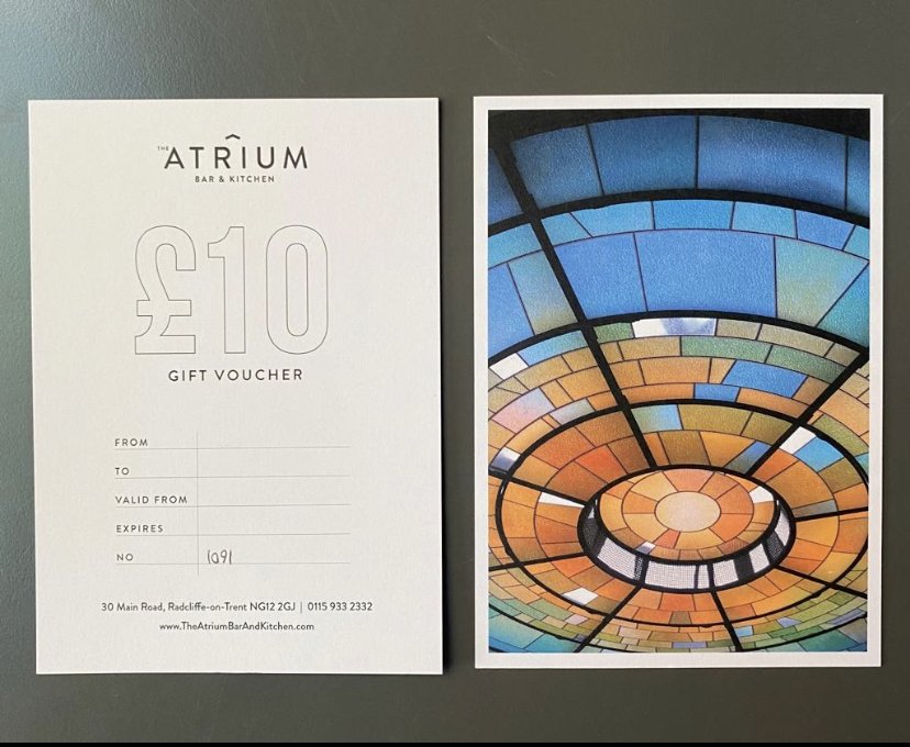 £10 Atrium Gift Voucher