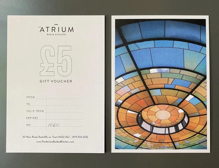 £5 Atrium gift voucher