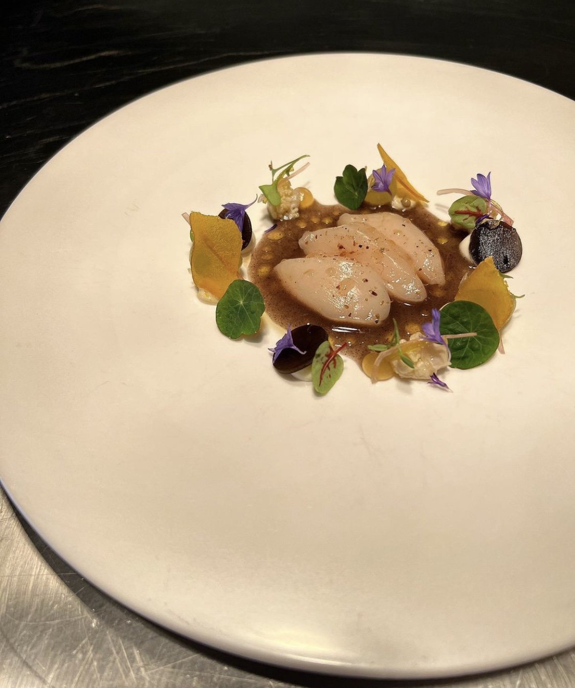 Fine dining plate by Chef Ozzy, private chef serving Washington DC and the DMV