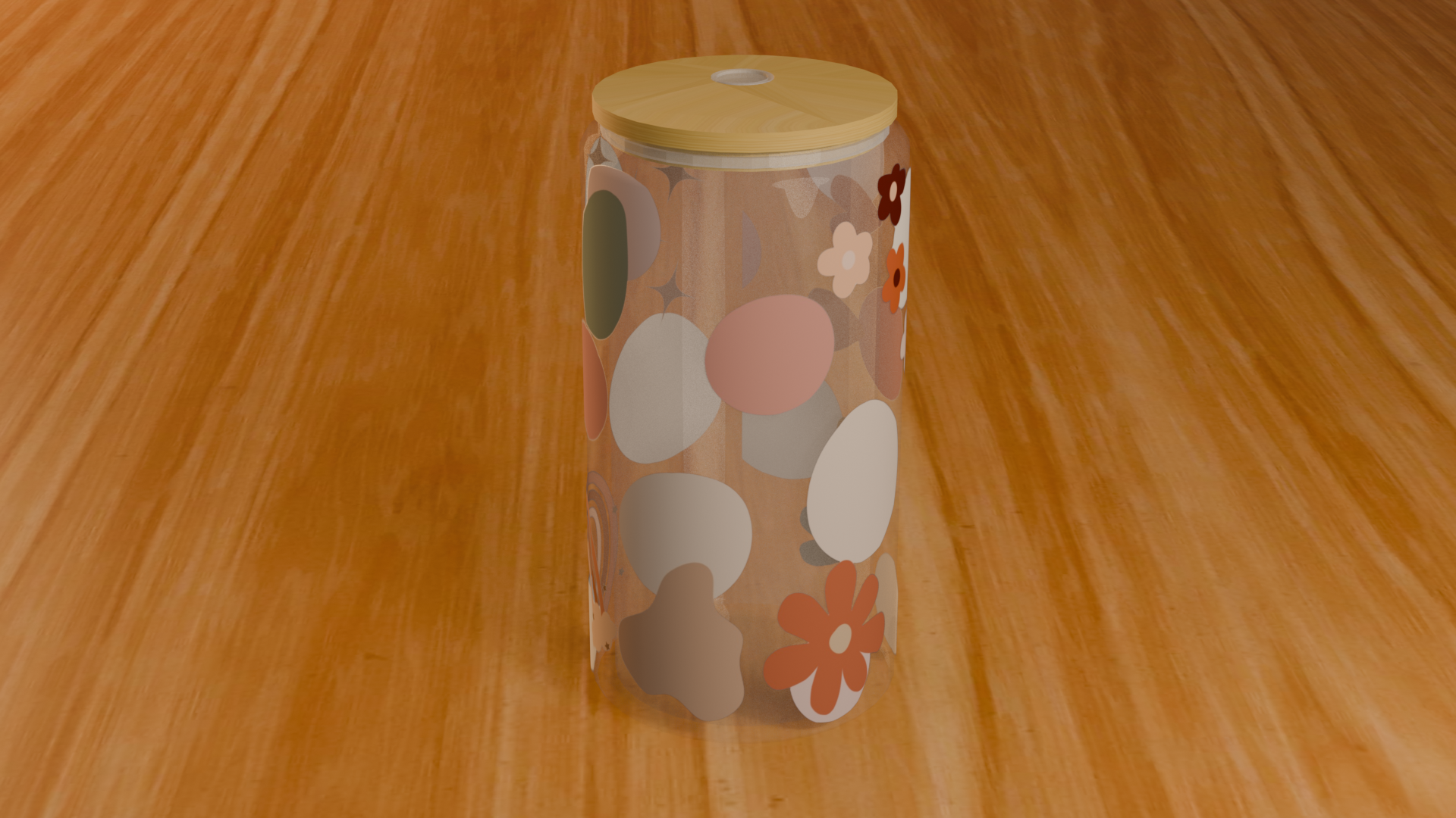 Boho Babe 16oz Glass Can