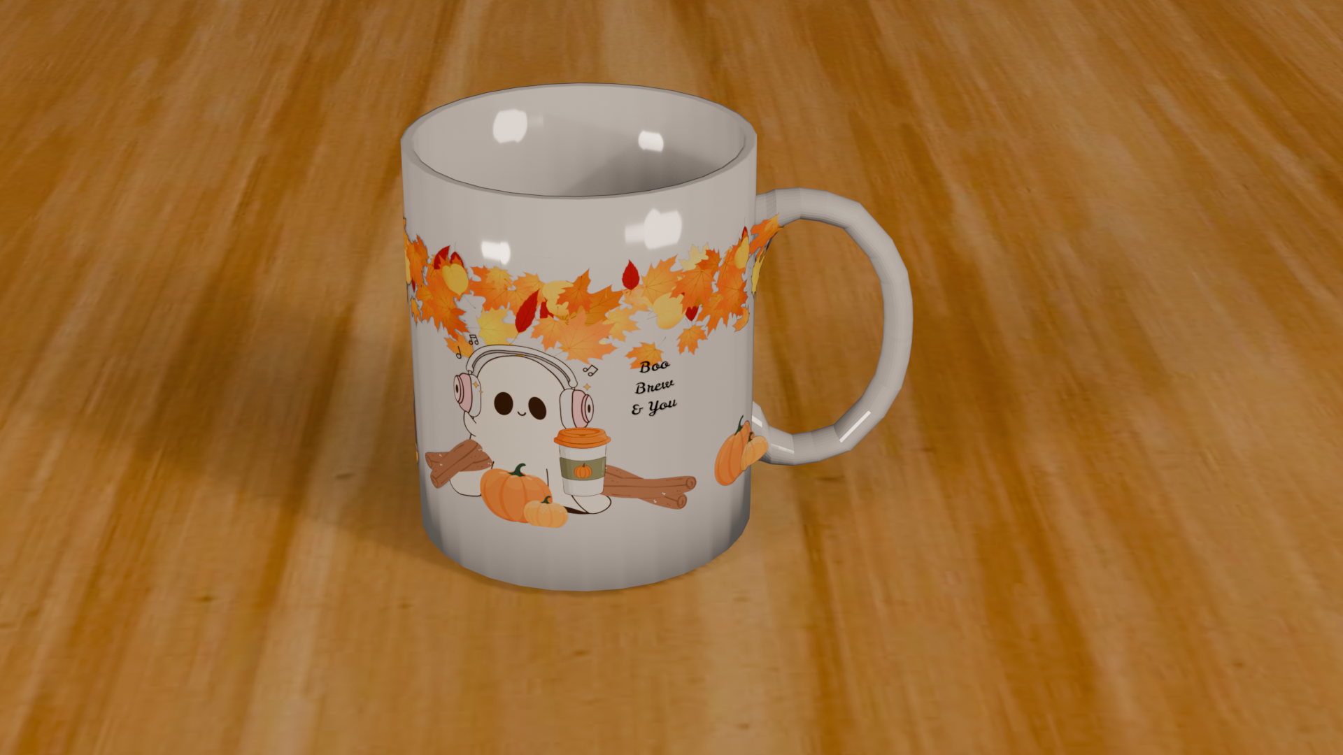 Boo, Brew, and You 15oz Ceramic Mug
