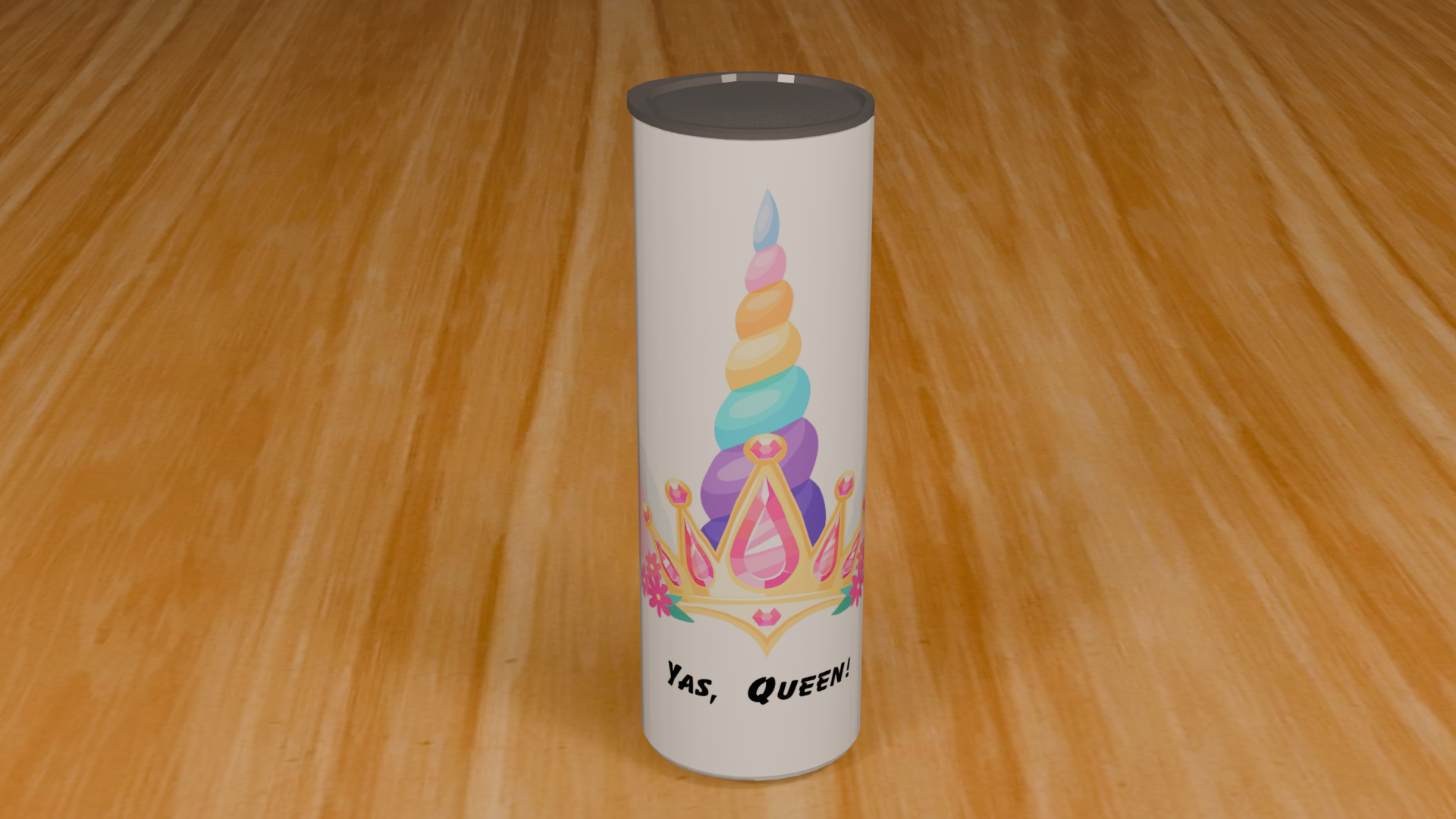 Spunky Unicorn 20oz Skinny Tumbler