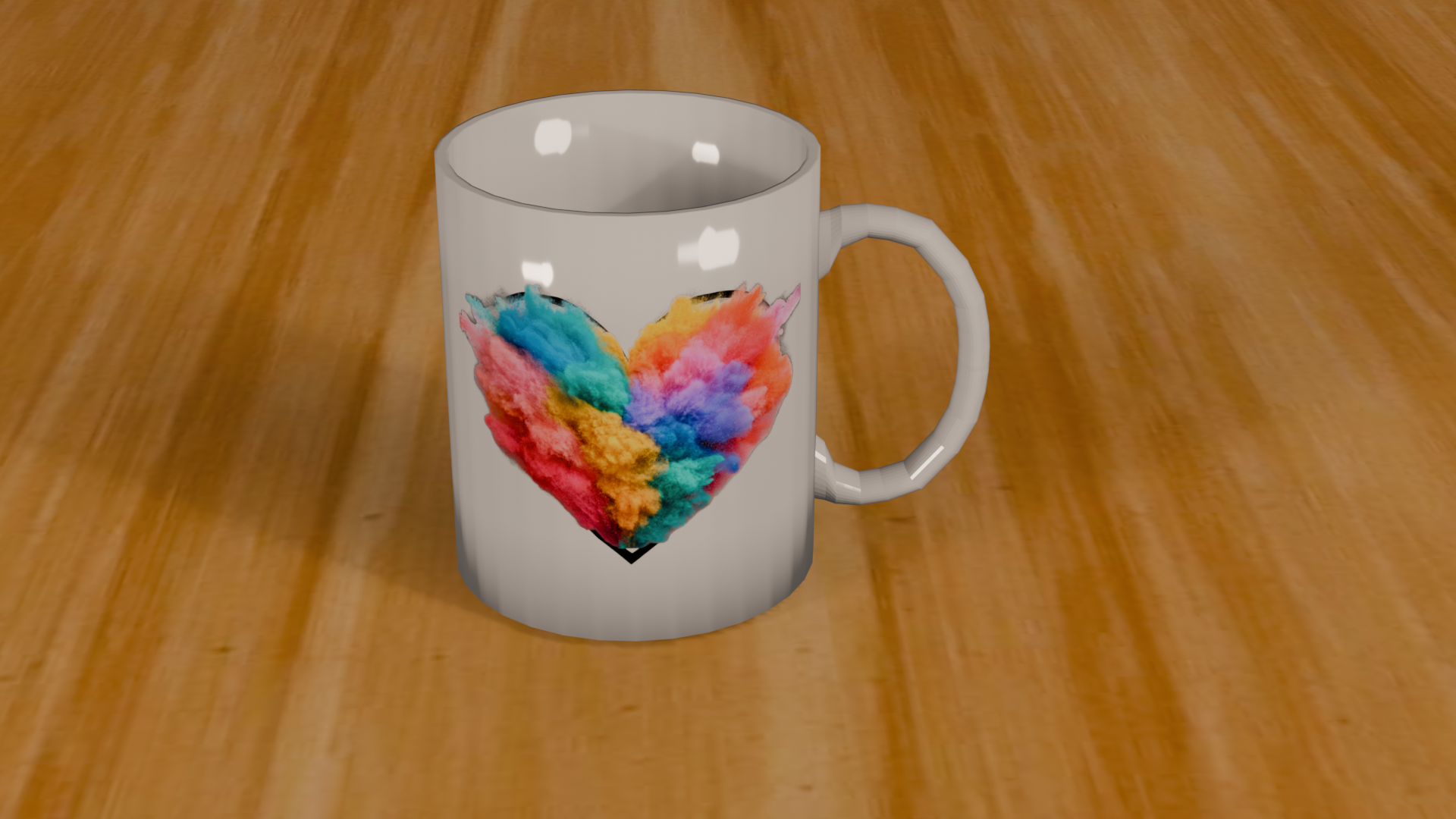 Hearts Outside the Lines 15oz Ceramic Mug