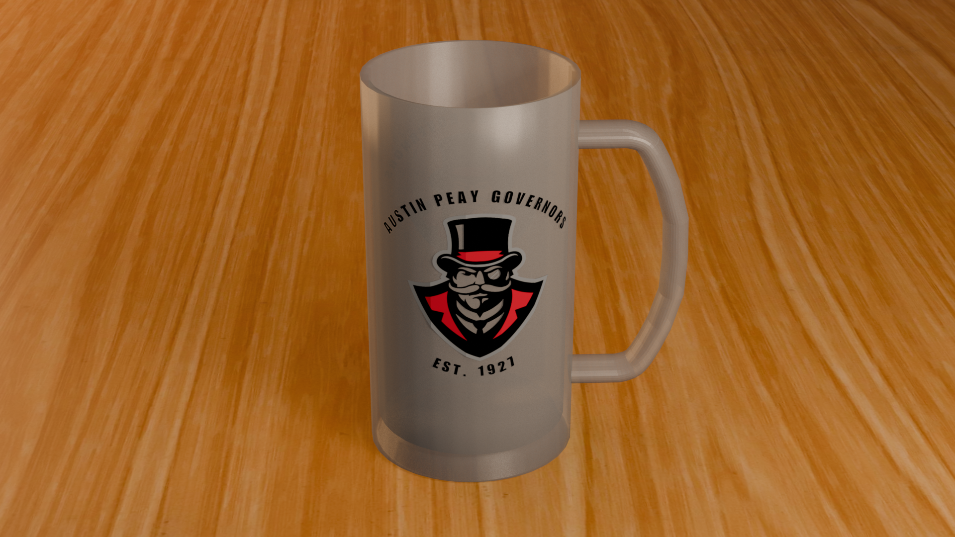Licensed Austin Peay State University Stein Glass