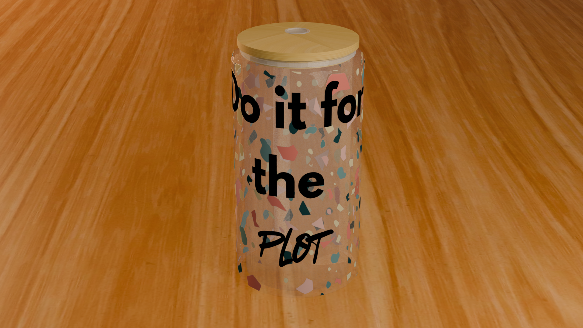 Do It for the Plot 16oz Glass Can