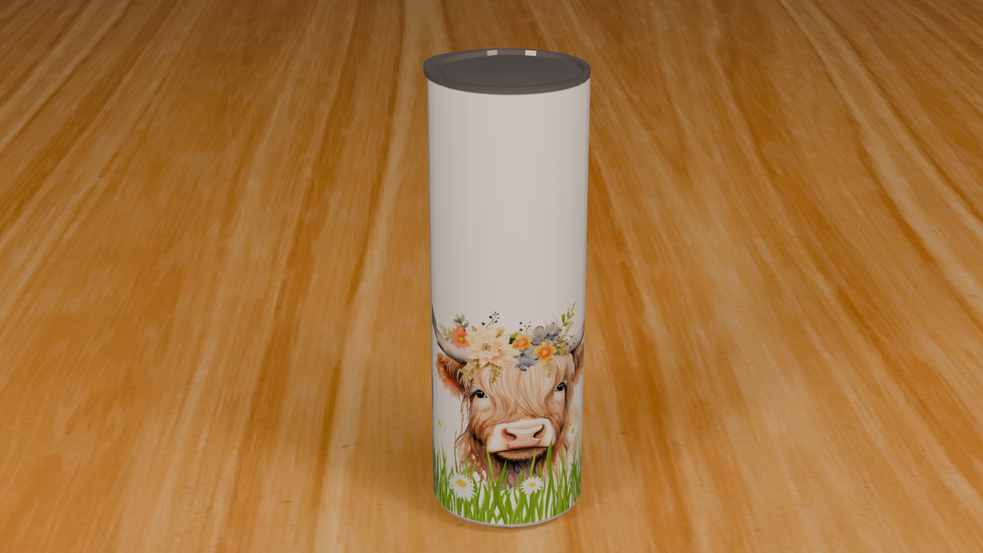 Highland Cow 20oz Skinny Tumbler
