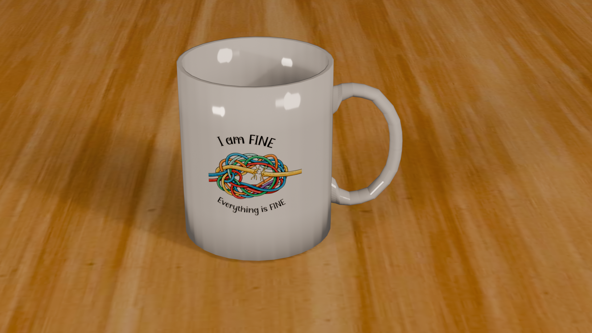 I'm Fine 15oz Ceramic Mug