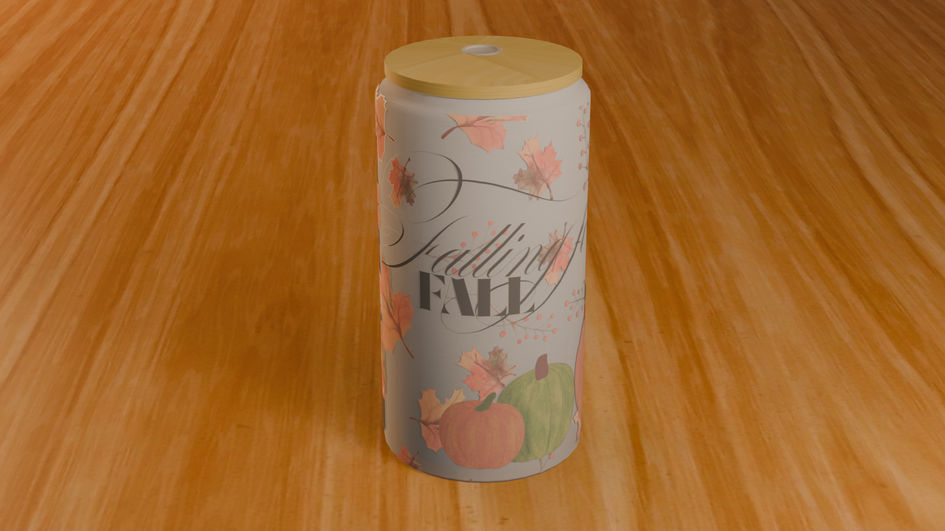 Falling for Fall 16oz Glass Can