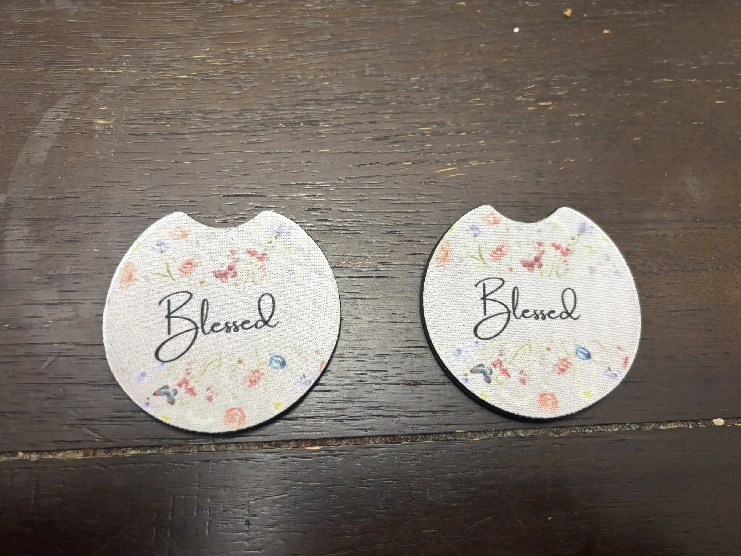Customizable Neoprene and Ceramic Coasters