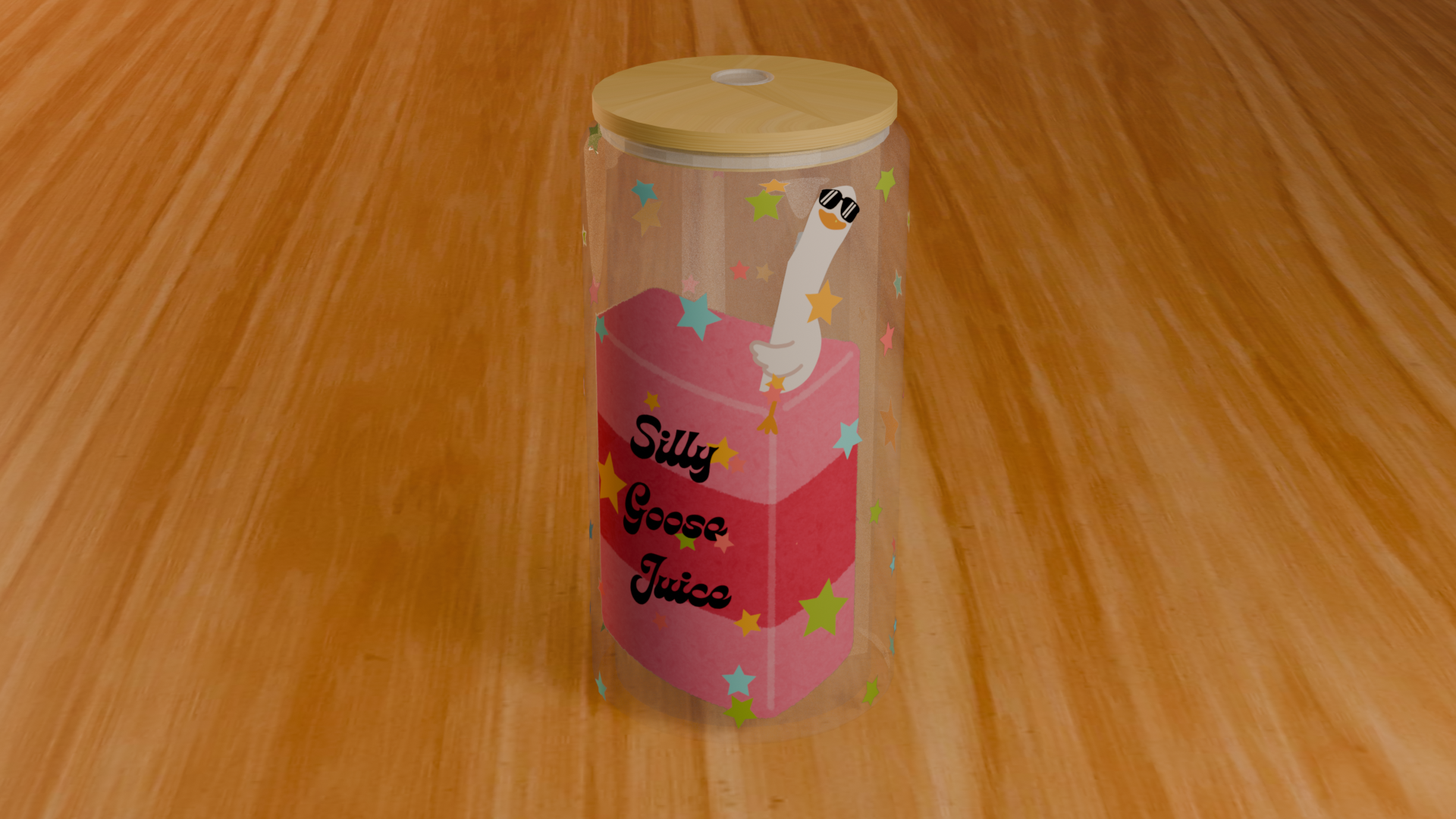 Silly Goose Juice 16oz Glass Can
