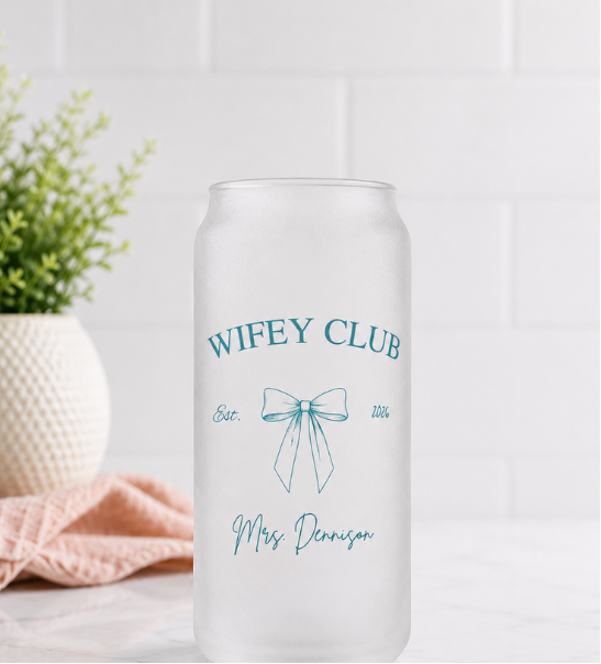 Customizable 16oz Glass Cans