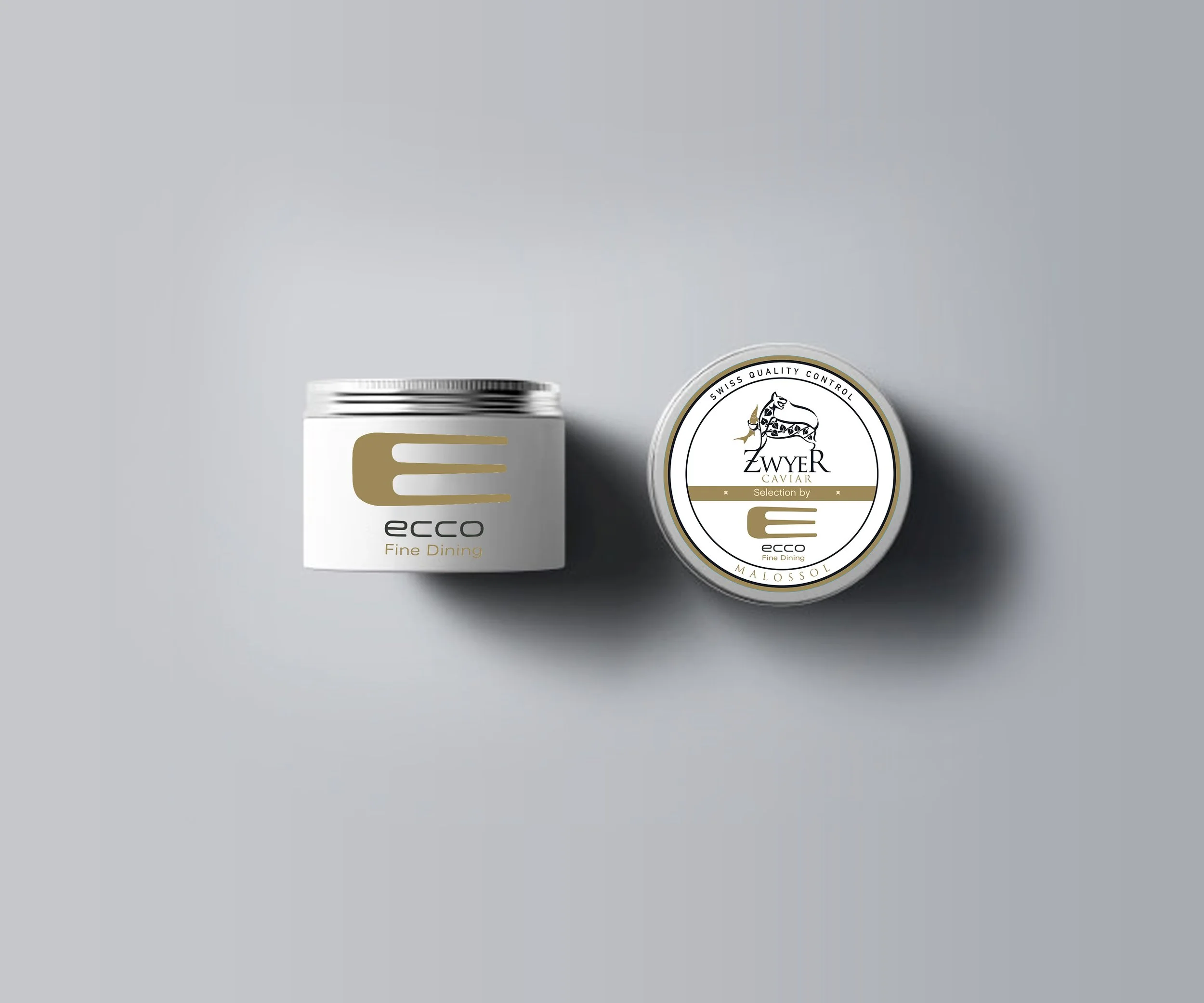 Verpackungsdesign für Zwyer Caviar von Ecco Fine Dining
