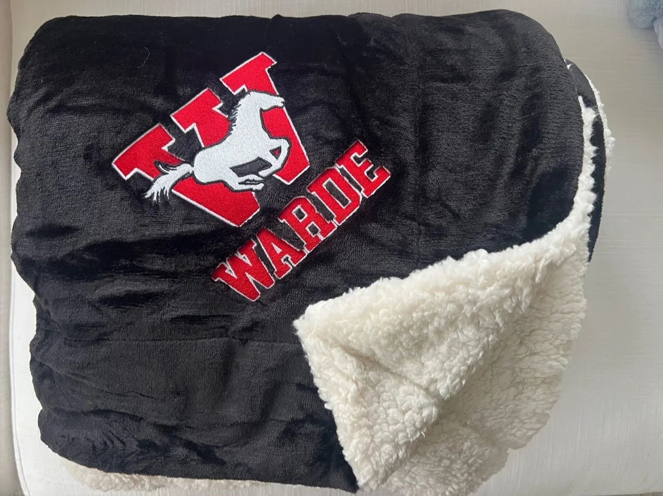 NEW! Charcoal Fleece Blanket