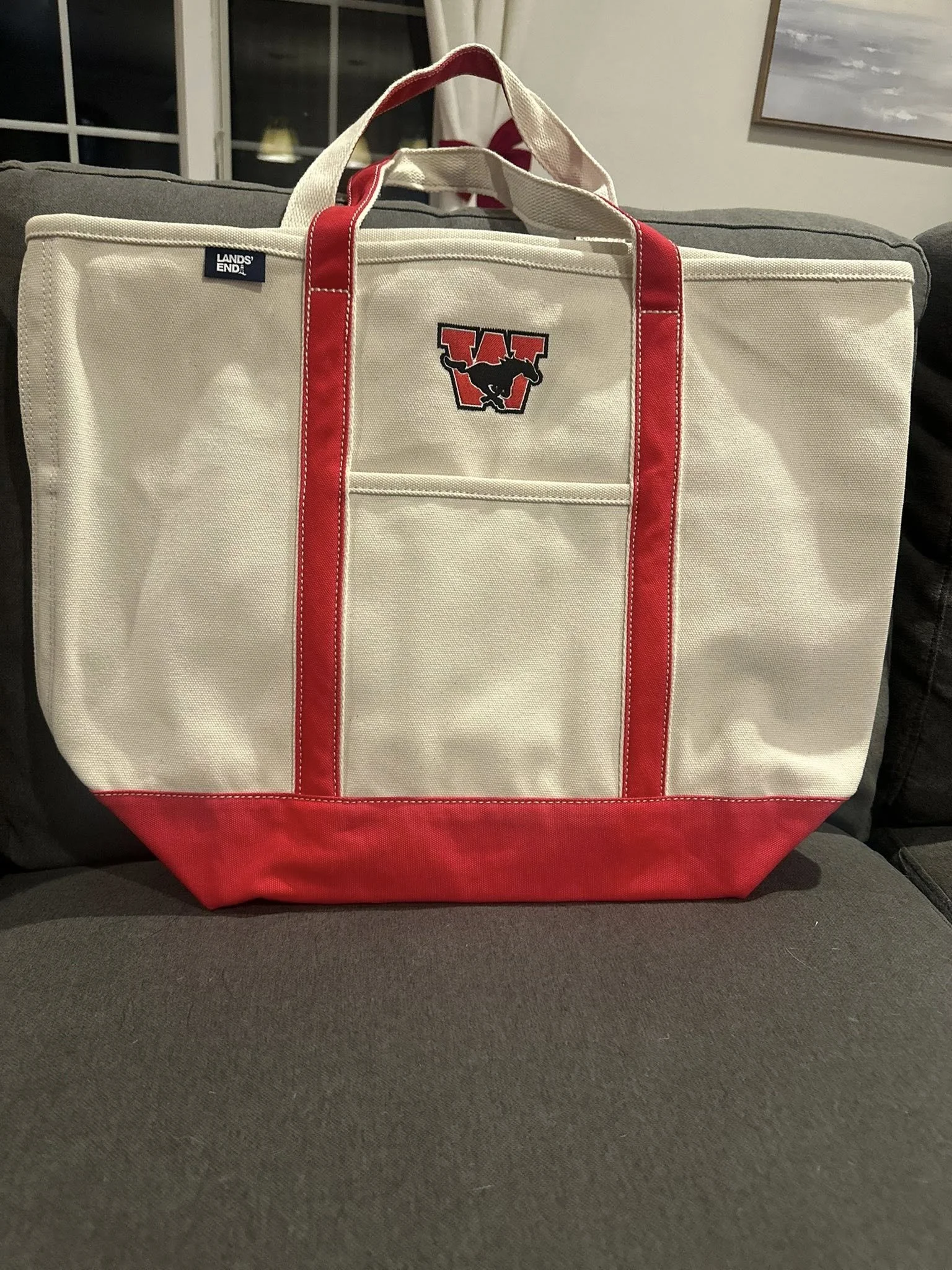 NEW! Land's End Tote Bag with Warde Logo