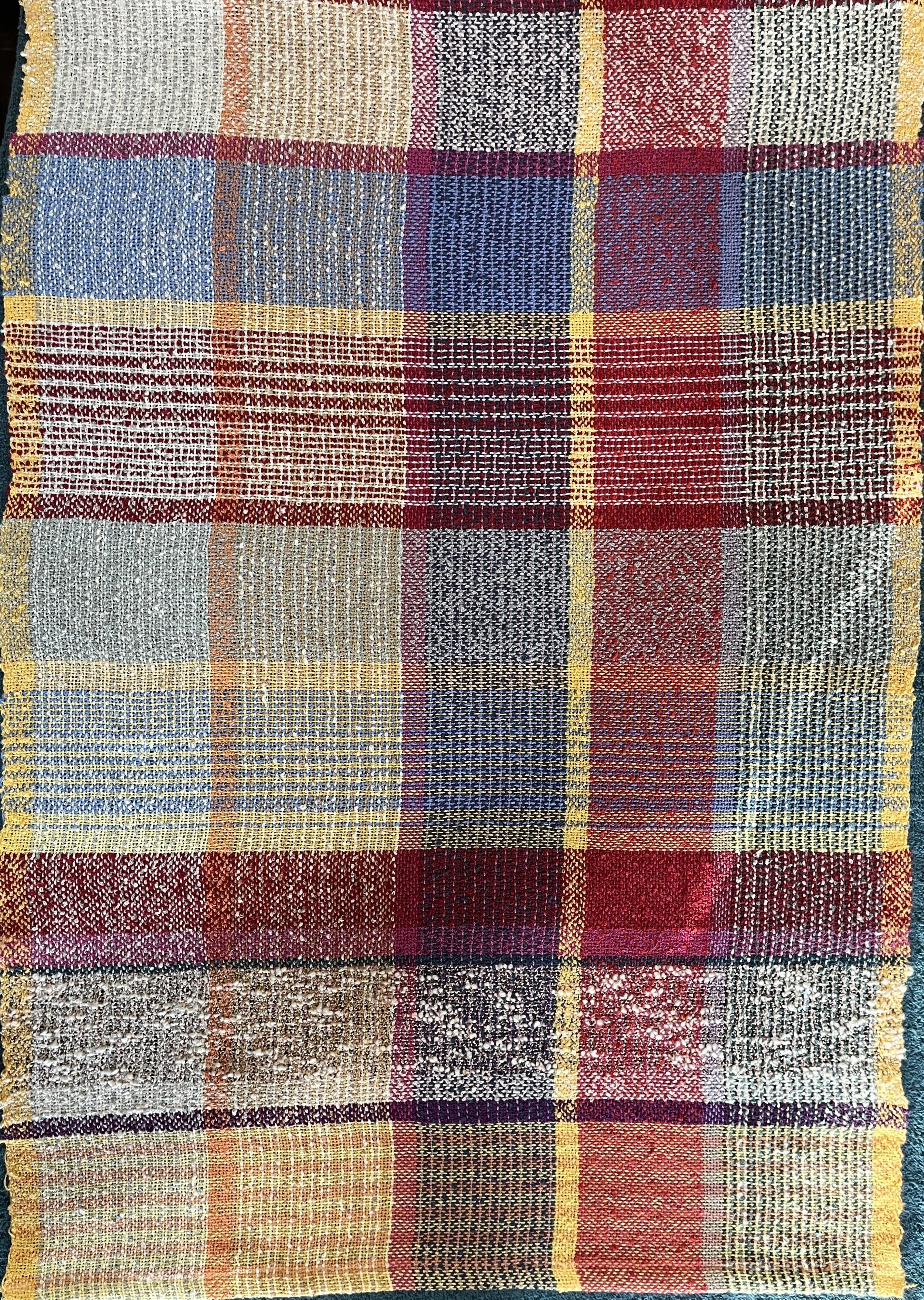 Crazy Quilt Towel #5 
Tea towel  approx. 18 x 26"
100% cotton 
