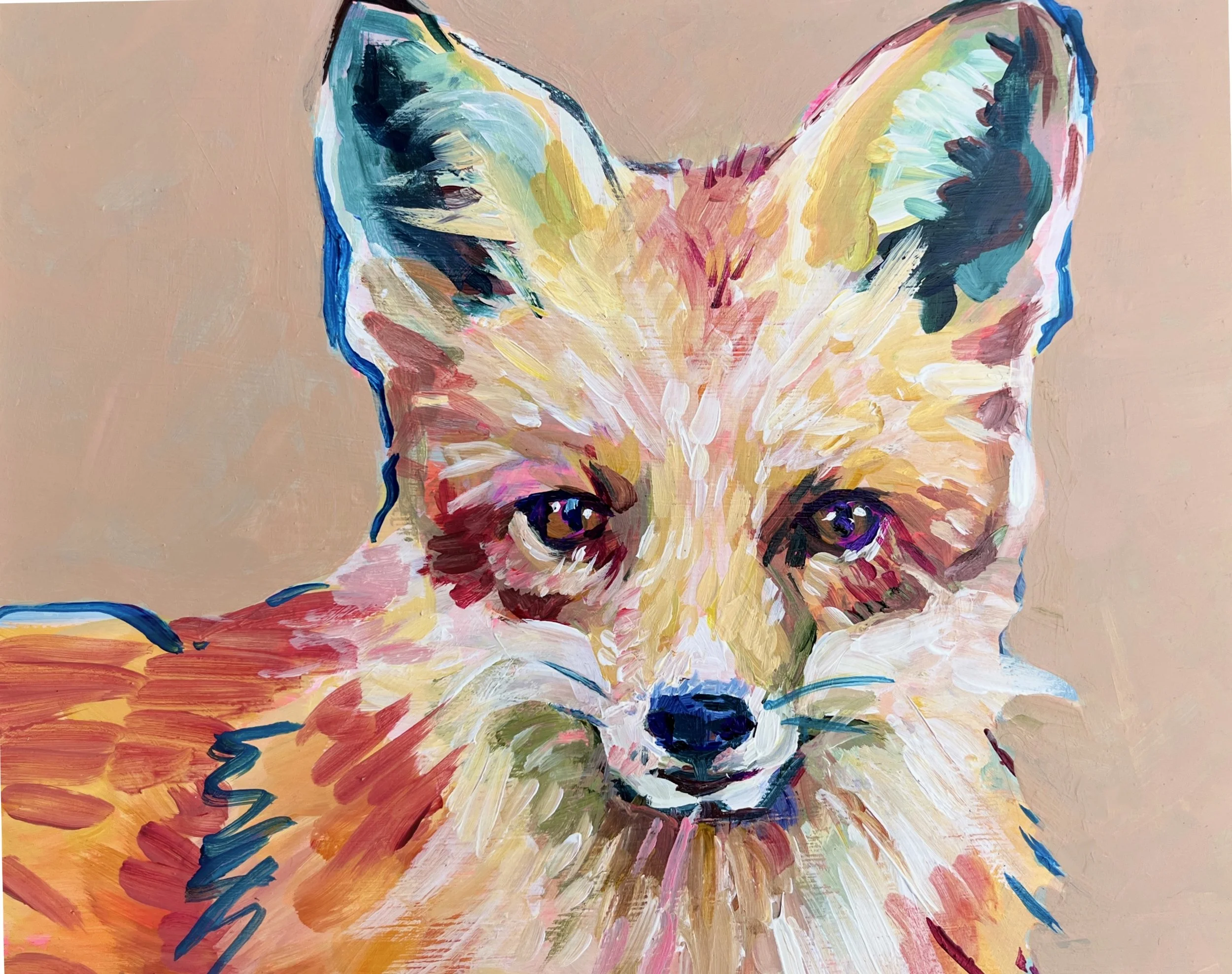 Fox  8 x 10 14 x 11 matted print $20.00
