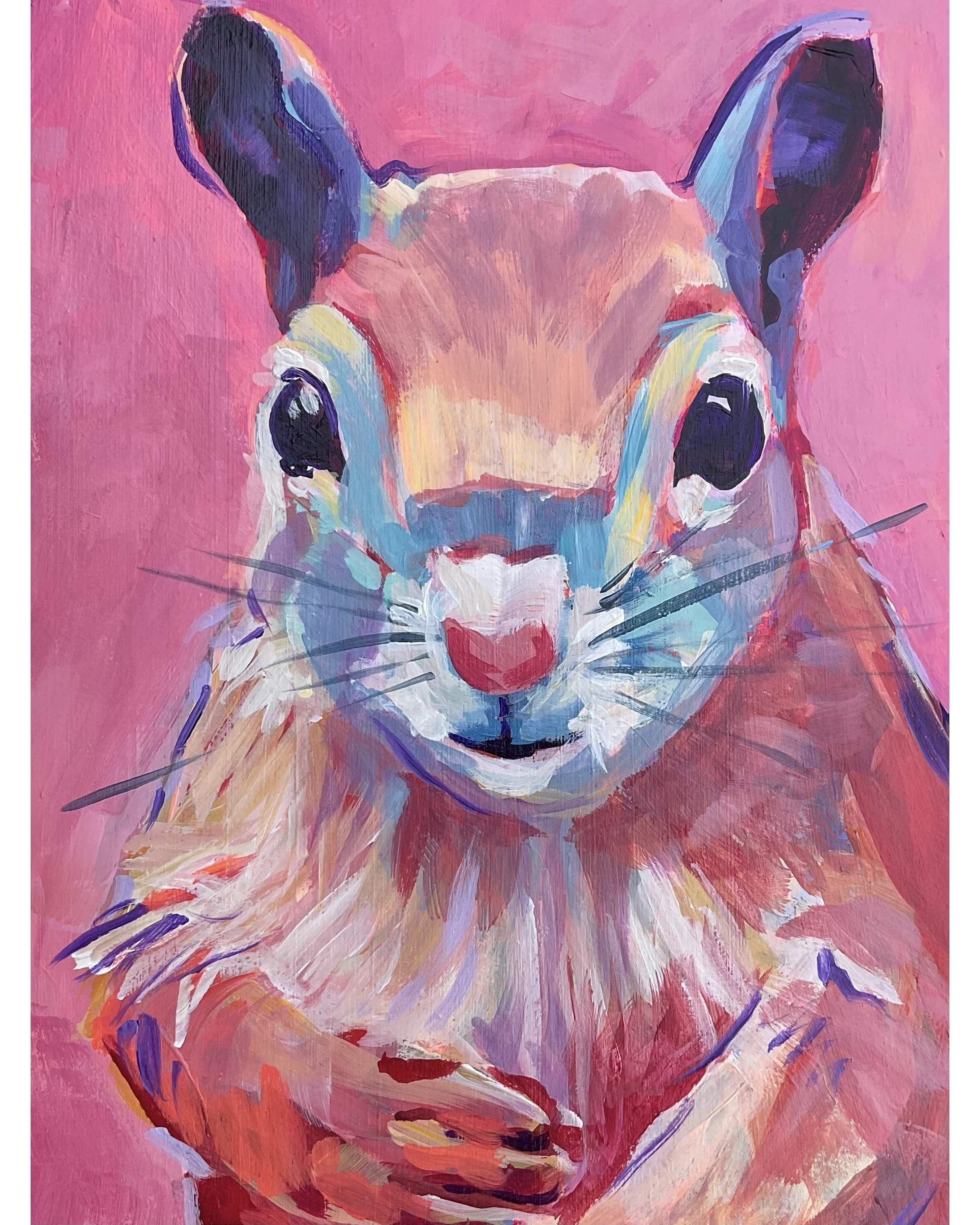 Squirrel 14 x 11 matted print $20.00
