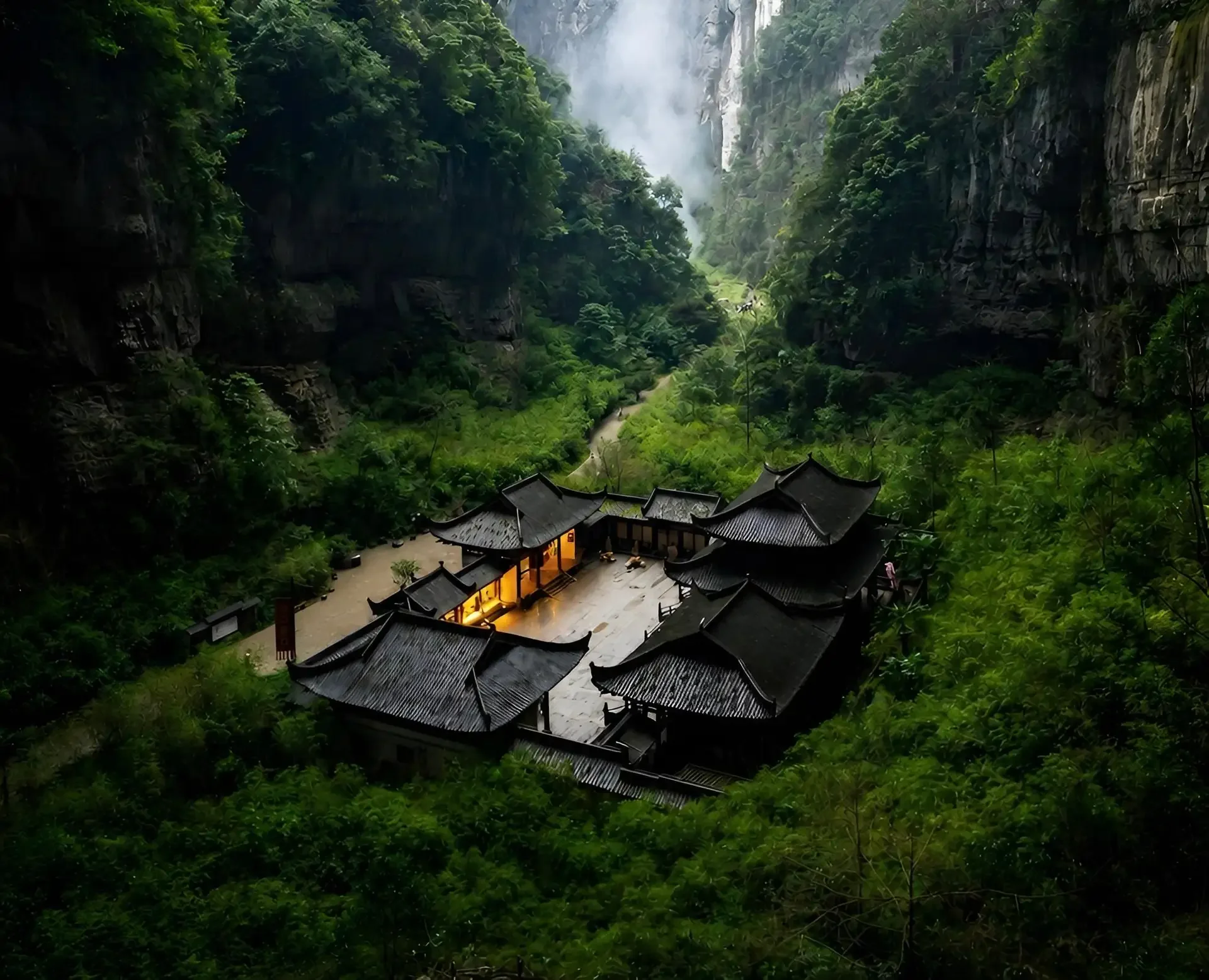 Chongqing Wulong temple