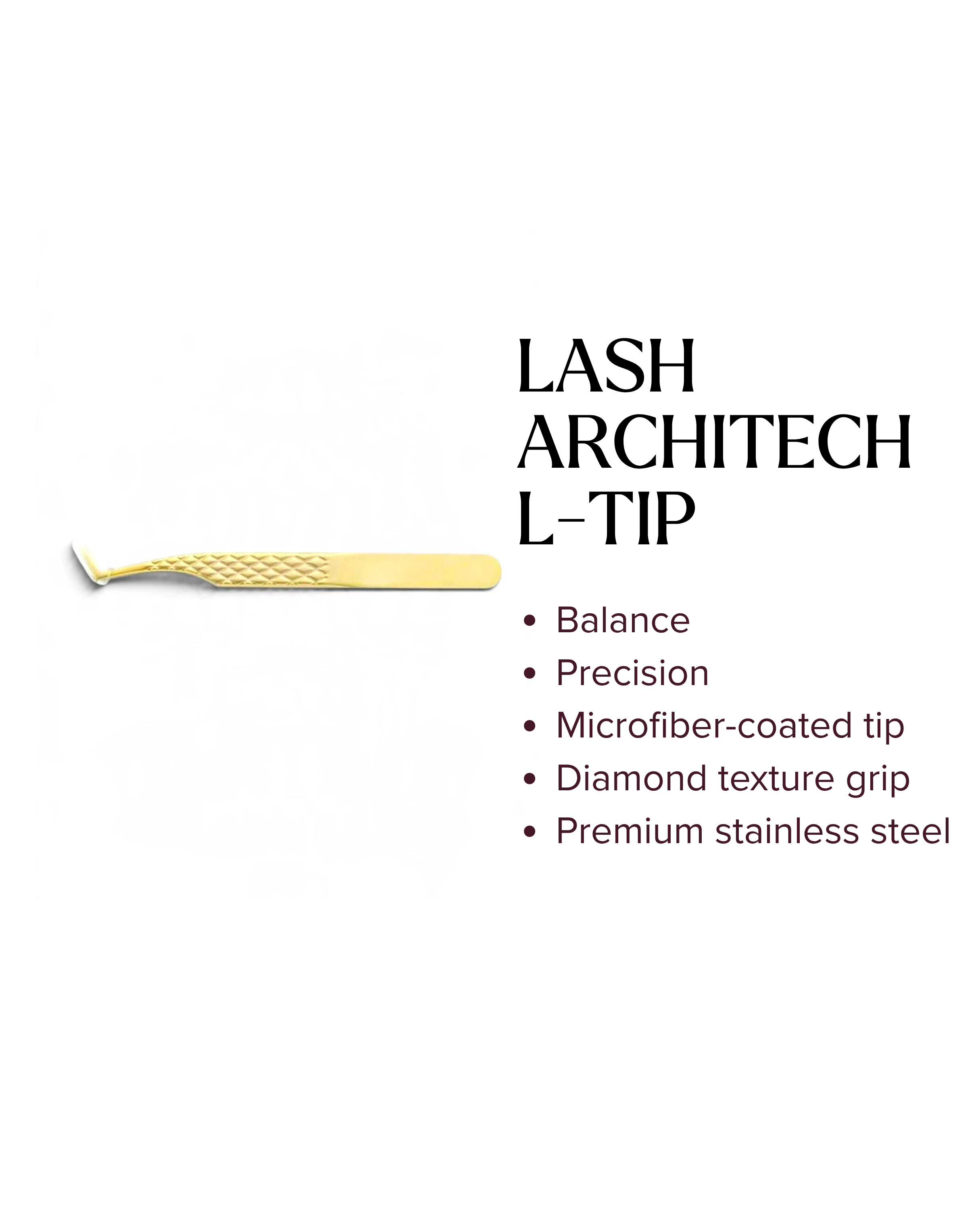 Lash Architect L-Tip Tweezers