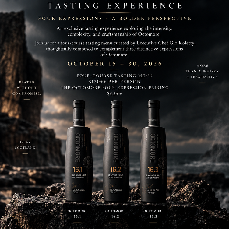 The Connoisseur Society: Octomore Culinary Experience