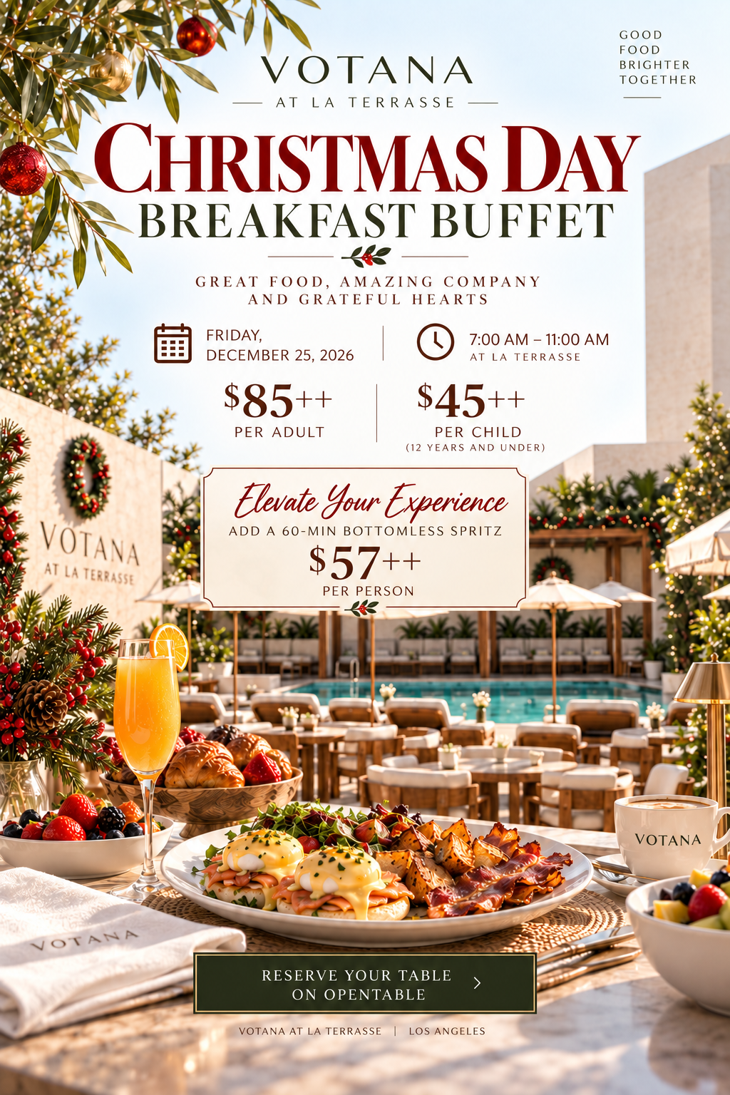 Christmas Breakfast Buffet