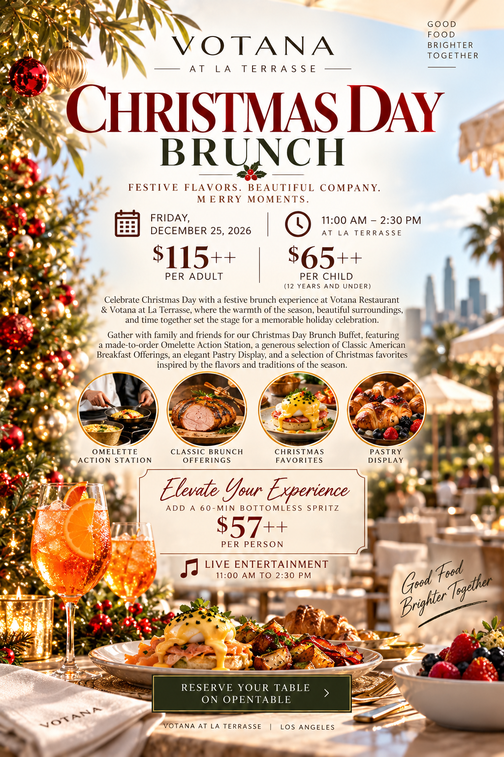 Christmas Brunch Buffet