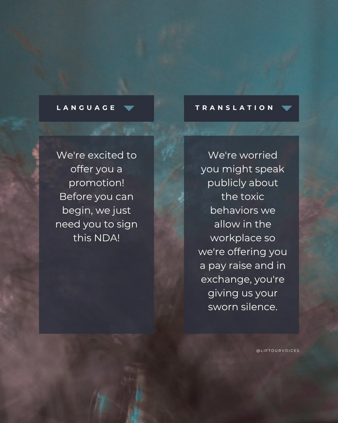Look, we know it can feel incredibly intimidating to ask questions at work. You don't want to seem "difficult" or jeopardize any opportunities but it's crucial you protect yourself! 🗣️ 

🚫 Don't be fooled by that corporate language about 