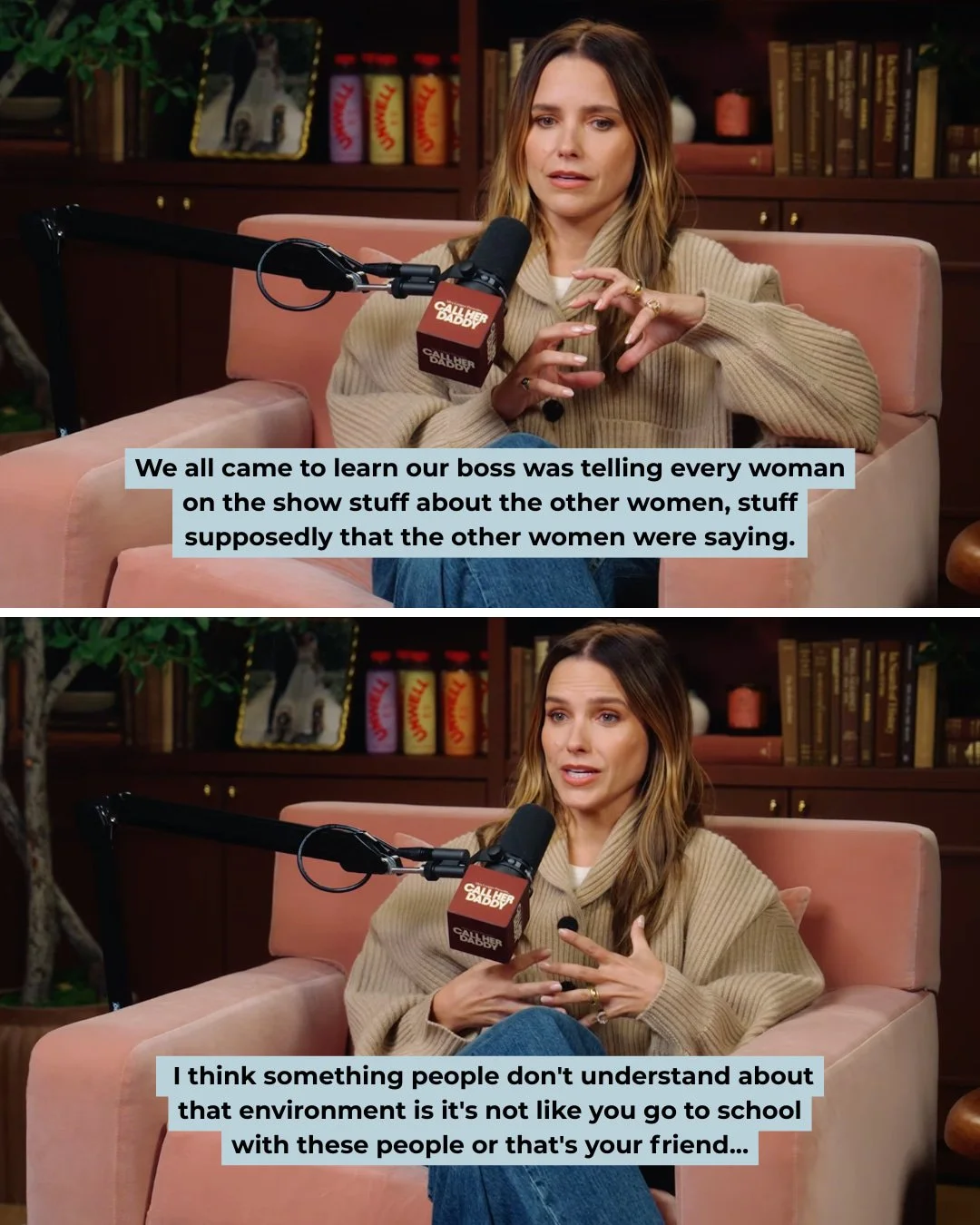 Absolutely devouring this episode of Call Her Daddy with @sophiabush 🎙️

Sophia Bush speaks about the mistreatment, assault, and harassment her colleagues faced and how overcoming workplace toxicity is more complex than it may seem. 

Thank you for 